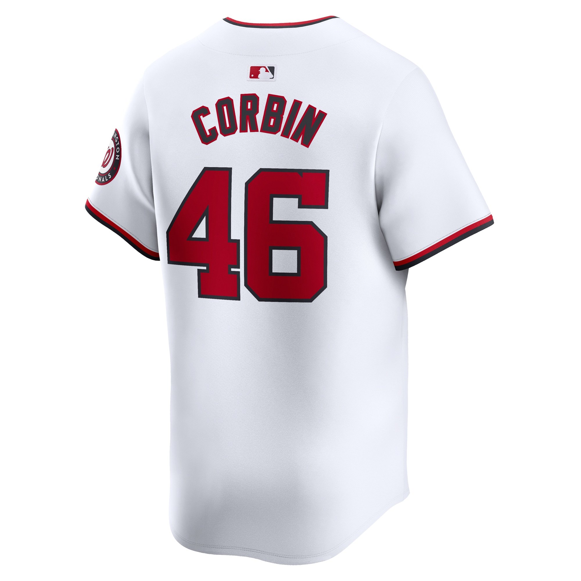 Men's Washington Nationals Patrick Corbin  White Home Limited Player Jersey