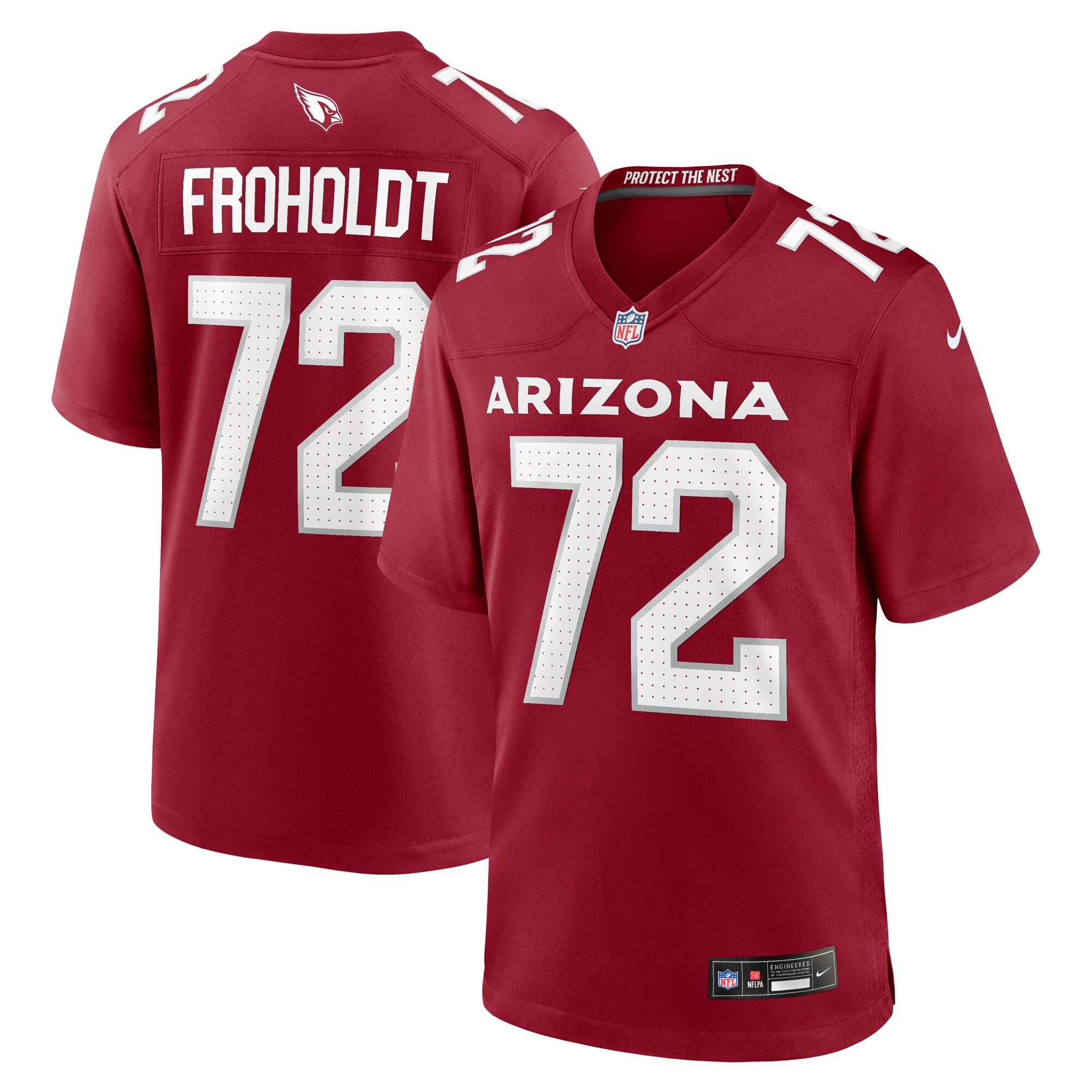 Hjalte Froholdt Arizona Cardinals Game Player Jersey - Cardinal