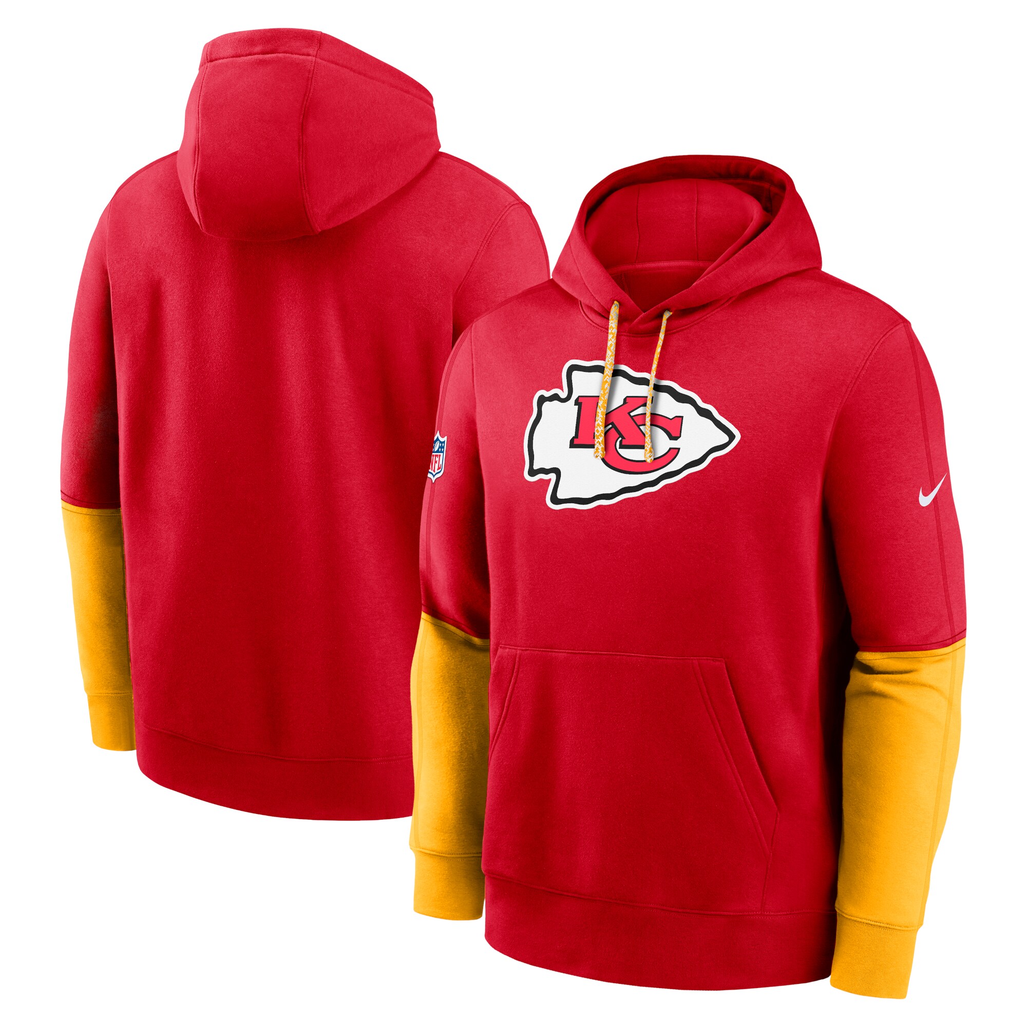 Kansas City Chiefs 2024 Sideline Club Pullover Hoodie - Red