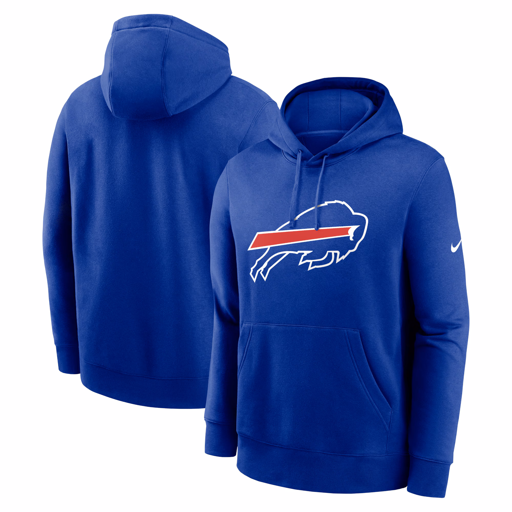 Buffalo Bills Club Logo Pullover Hoodie - Royal