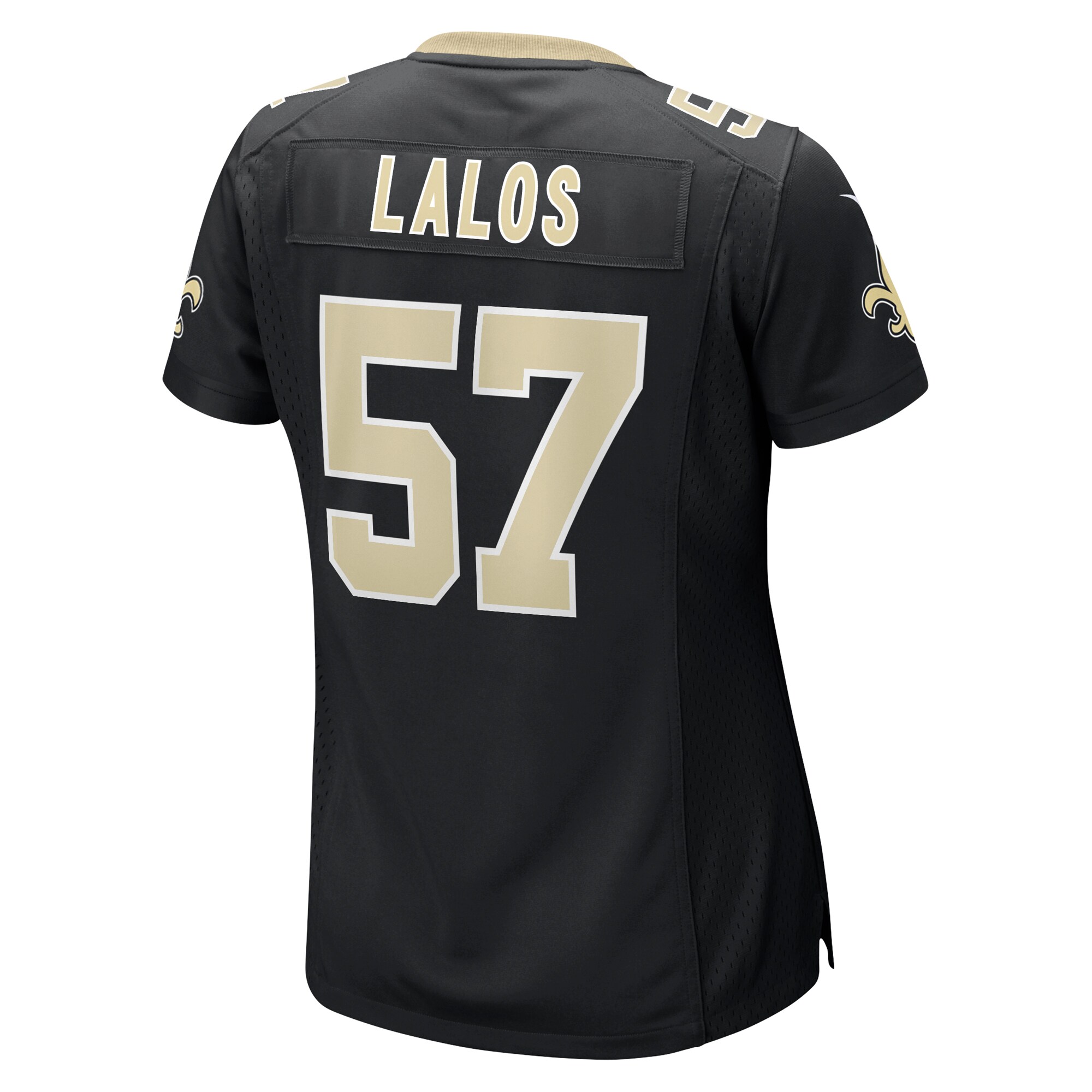 Niko Lalos New Orleans Saints Women's Team Game Jersey -  Black