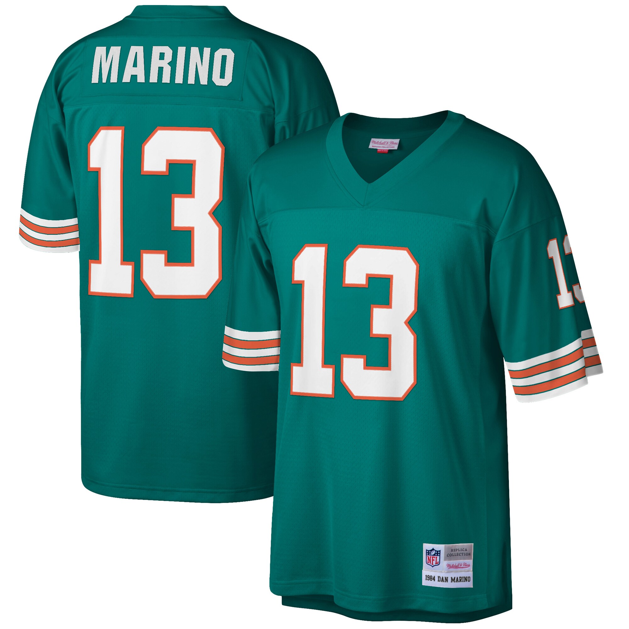 Dan Marino Miami Dolphins  1984 Retired Player Legacy Replica Jersey - Aqua