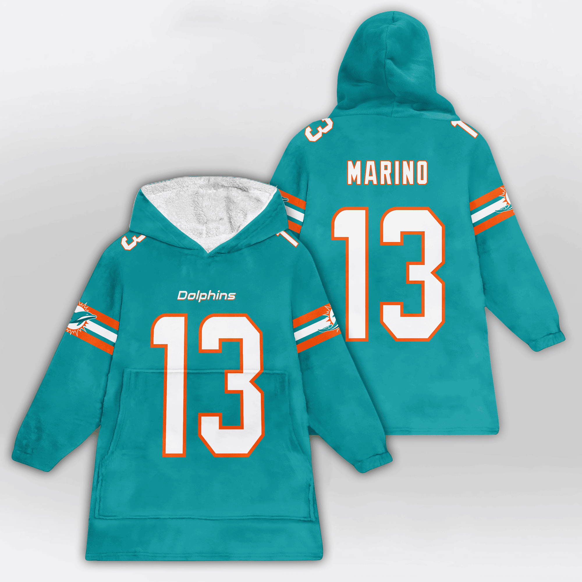 Kid 13 Miami Football Unisex Blanket Hoodie