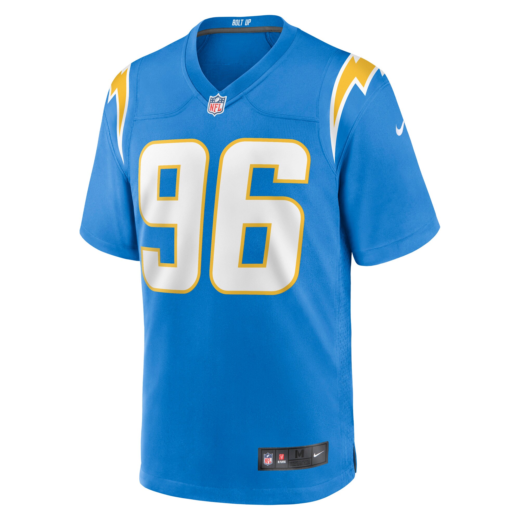 Breiden Fehoko Los Angeles Chargers  Game Player Jersey - Powder Blue