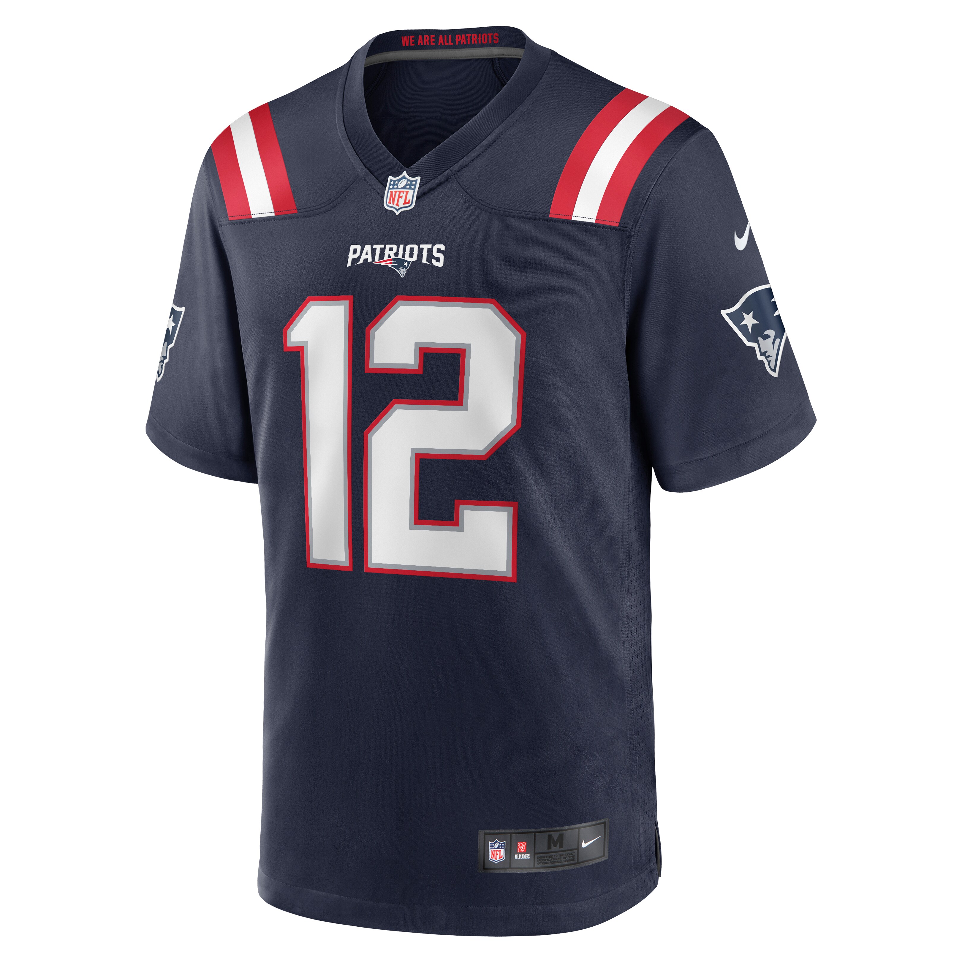 Tom Brady New England Patriots Game Retired Player Jersey - Navy