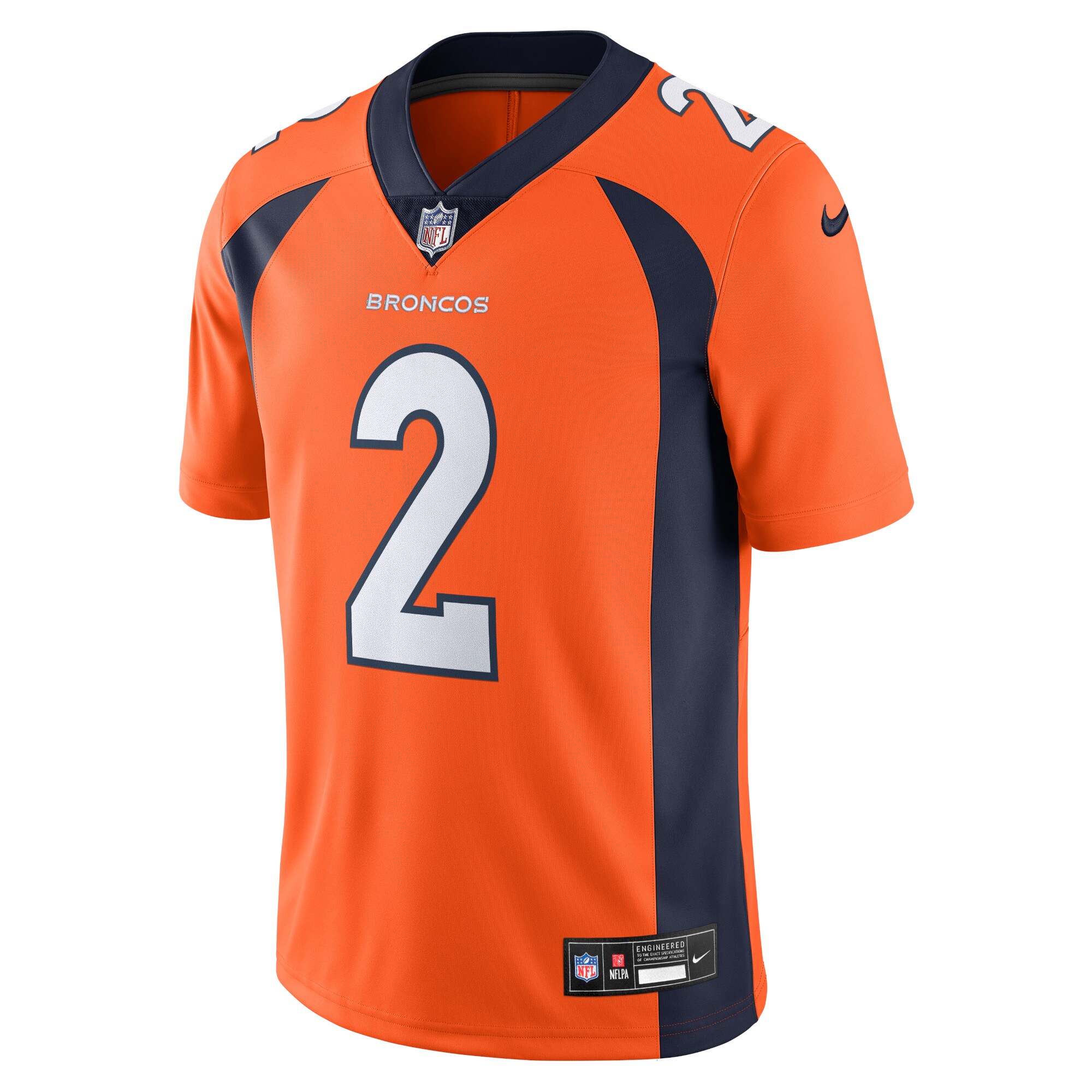 Patrick Surtain II Denver Broncos  Vapor Untouchable Limited Jersey - Orange