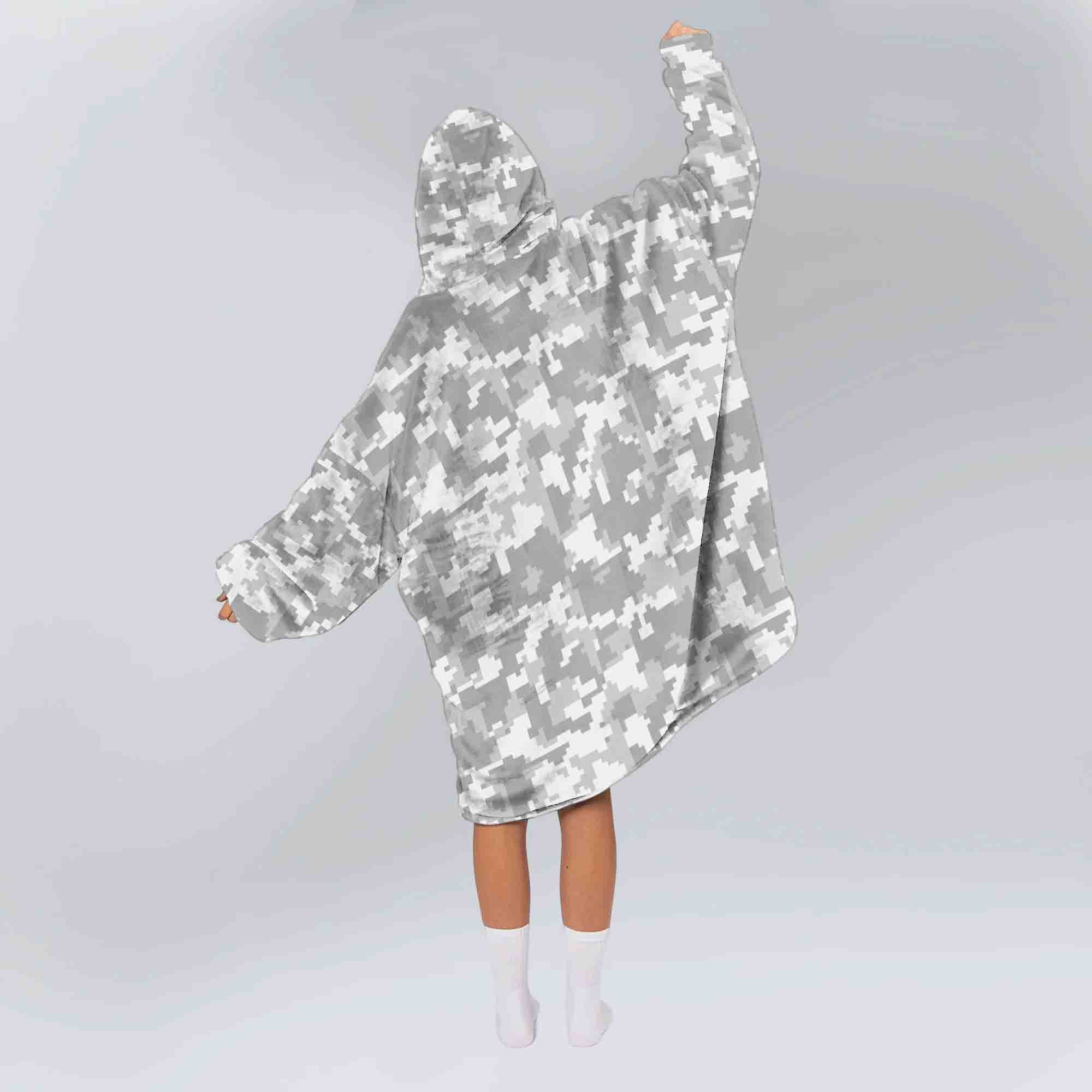 Adult Dallas Cowboys Unisex Camo Blanket Hoodie
