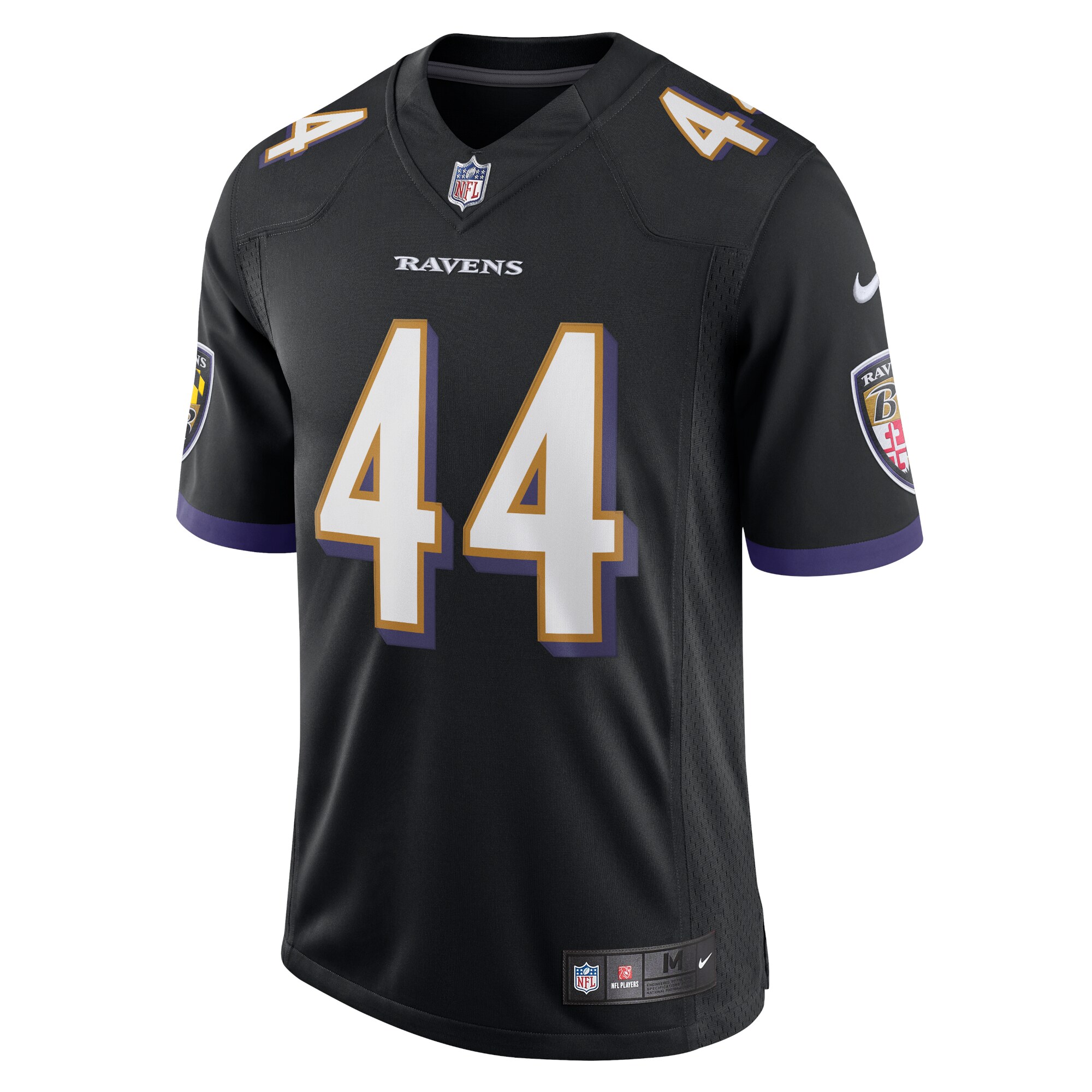 Marlon Humphrey #44 Baltimore Ravens  Vapor Limited Jersey - Black