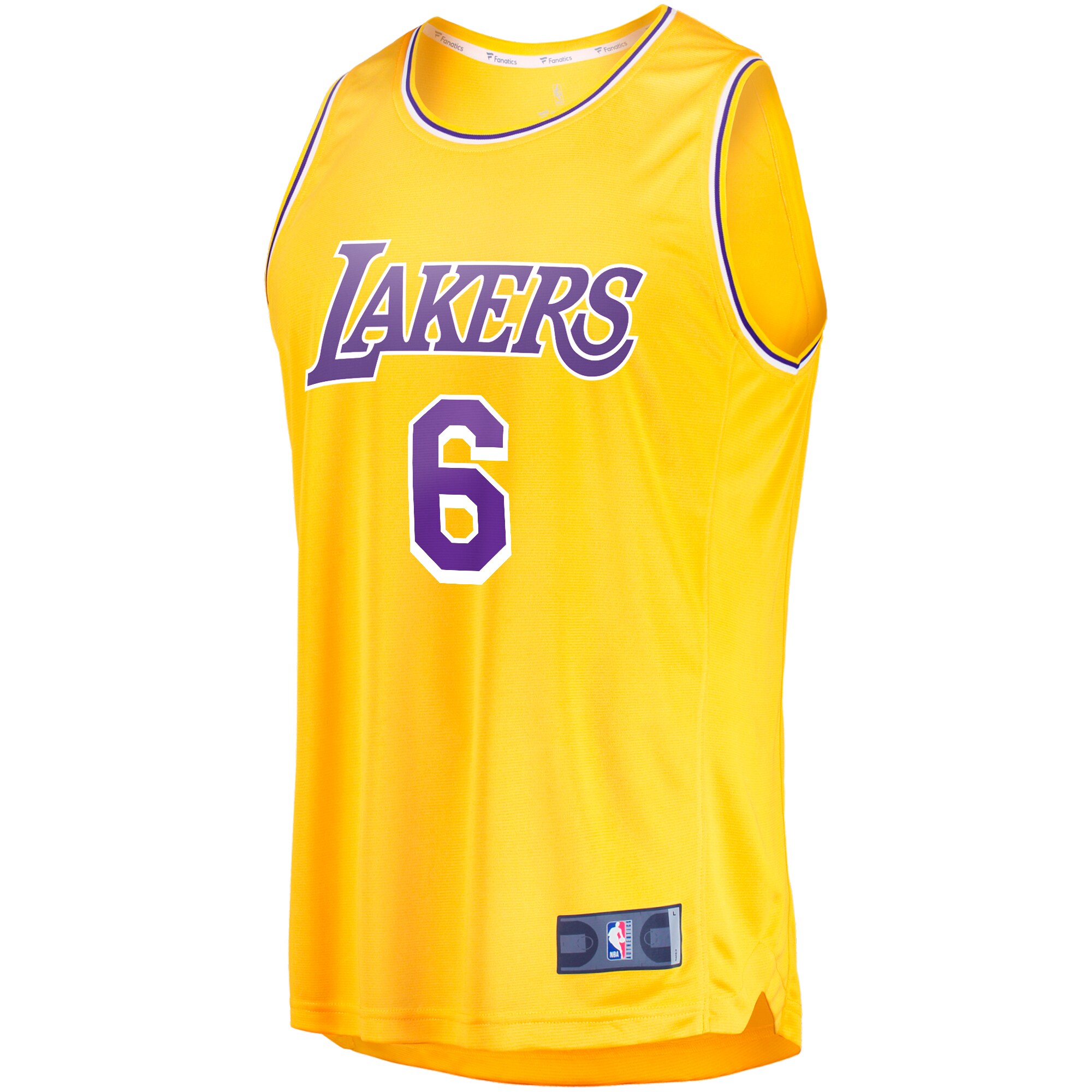 LeBron James Los Angeles Lakers  Big & Tall Fast Break Player Jersey - Gold - Icon Edition