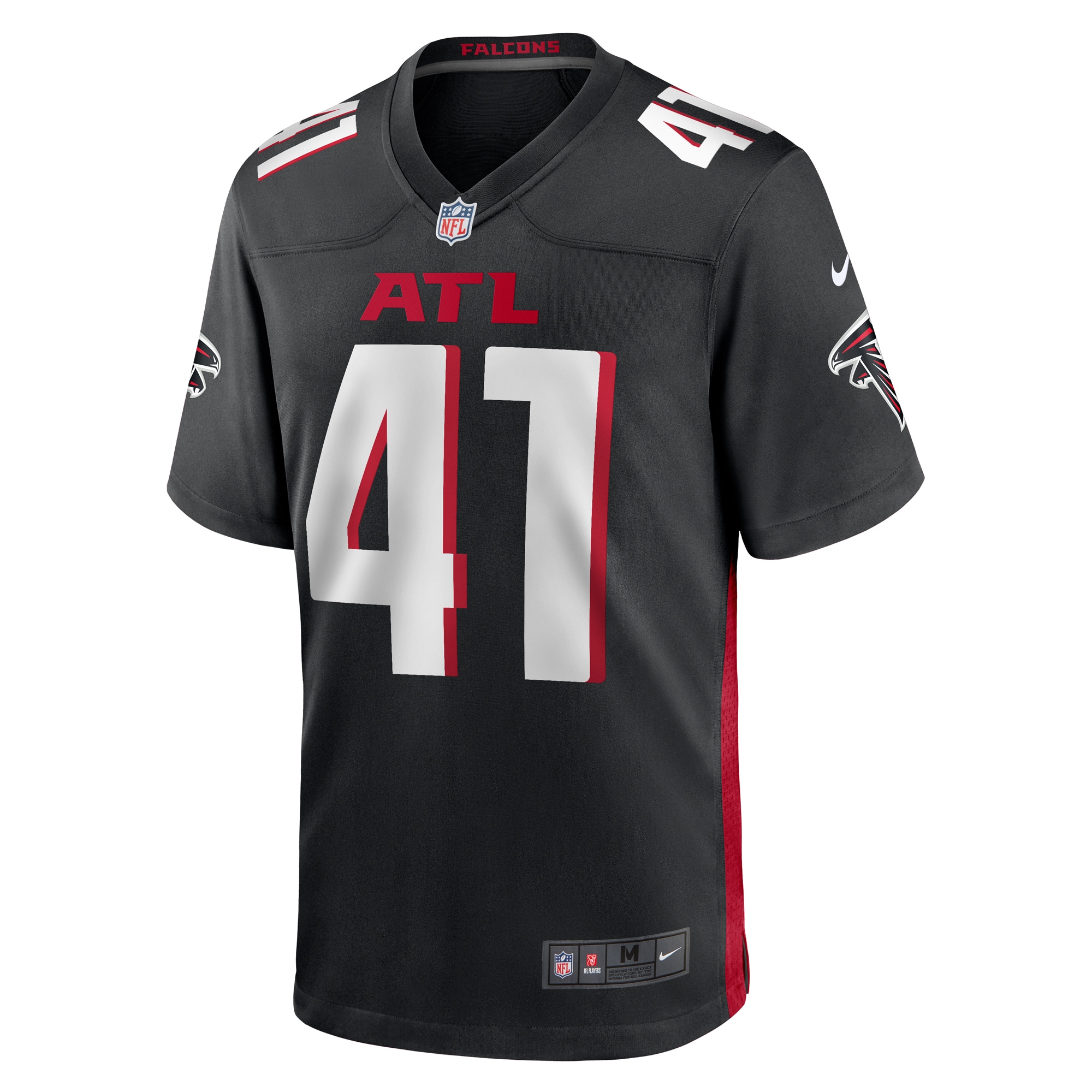 Lukas Denis Atlanta Falcons  Game Jersey -  Black