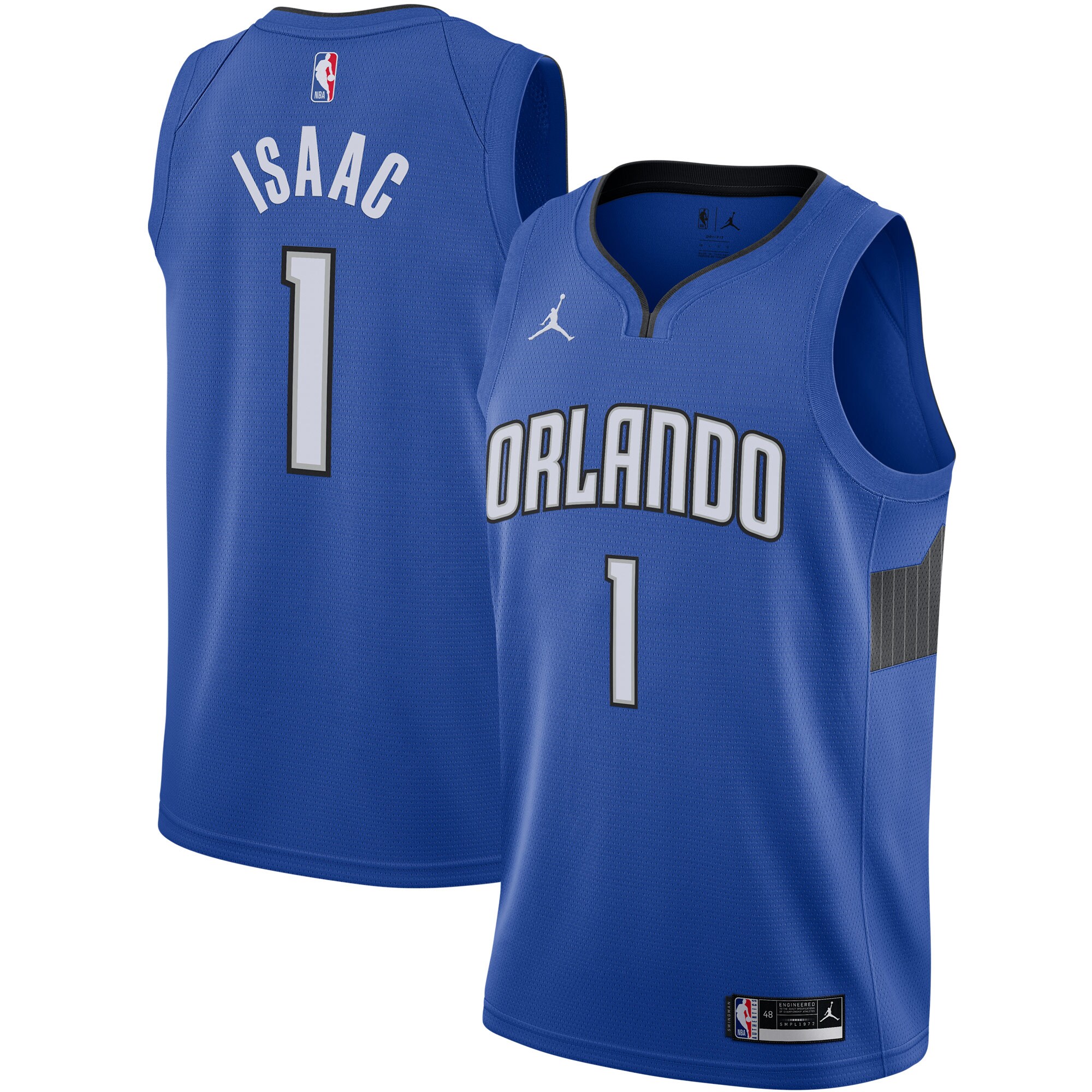 Jonathan Isaac Orlando Magic  2020/21 Swingman Jersey - Statement Edition - Blue