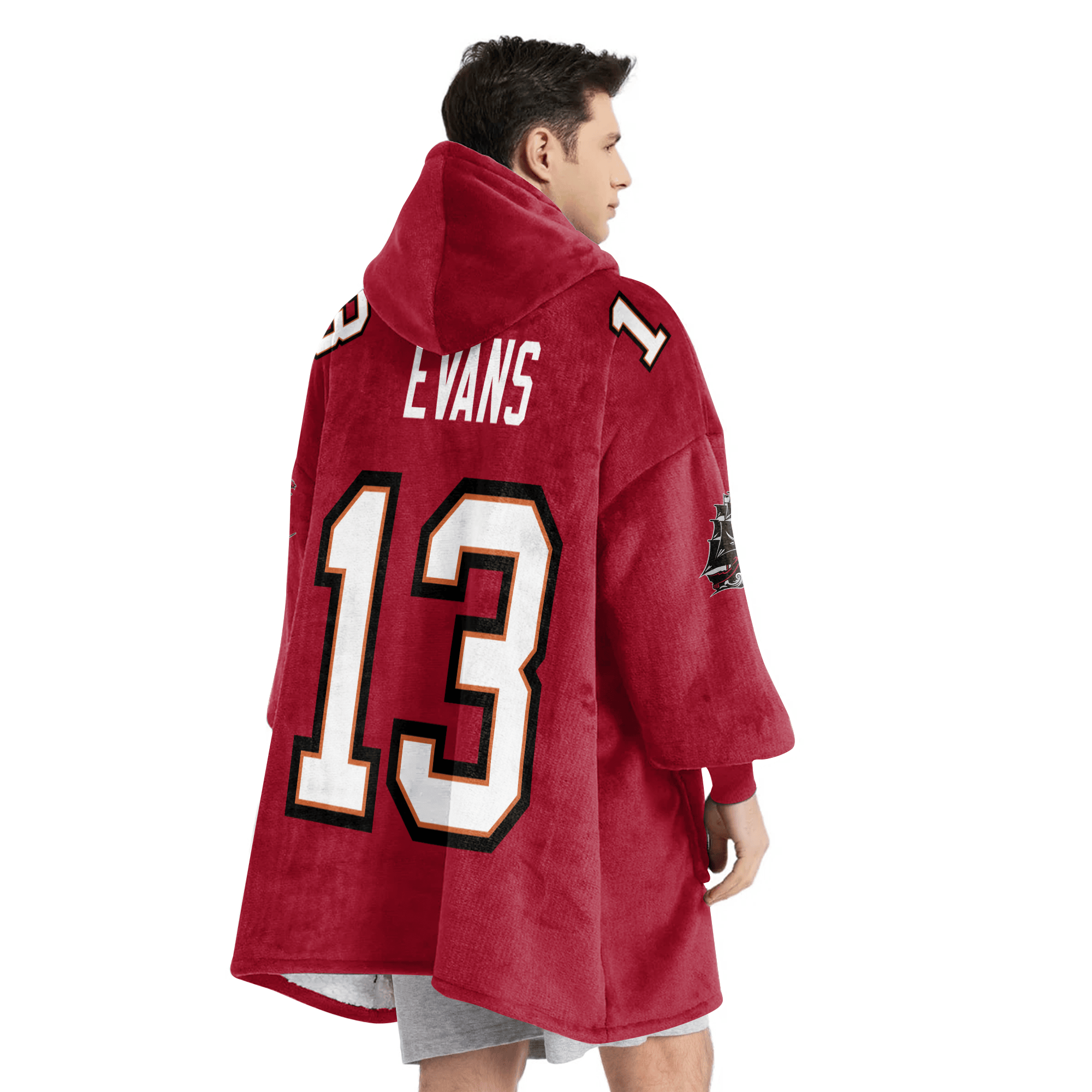 Tampa Bay Football Unisex Blanket Hoodie