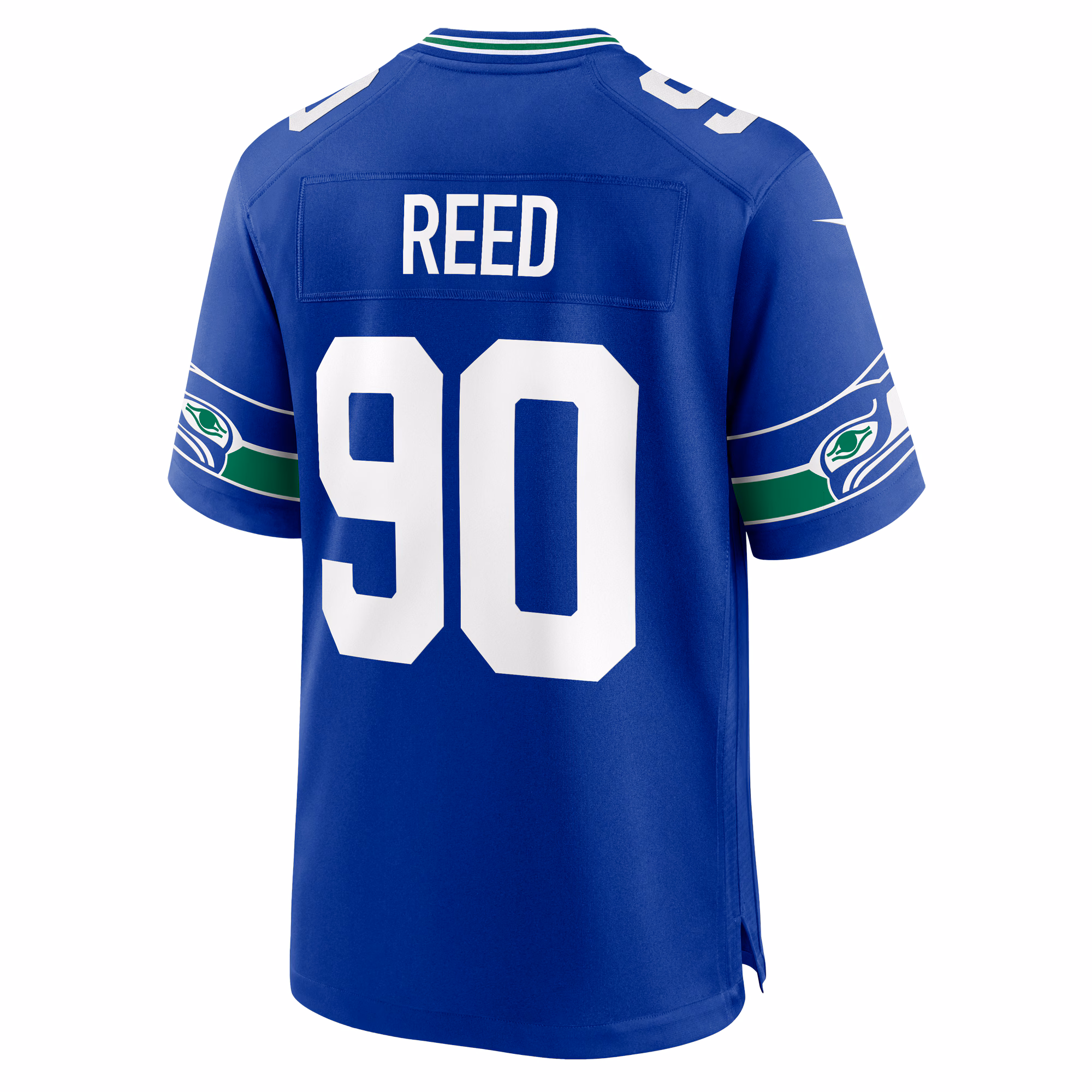 Jarran Reed Seattle Seahawks Throwback Player Game Jersey - Royal