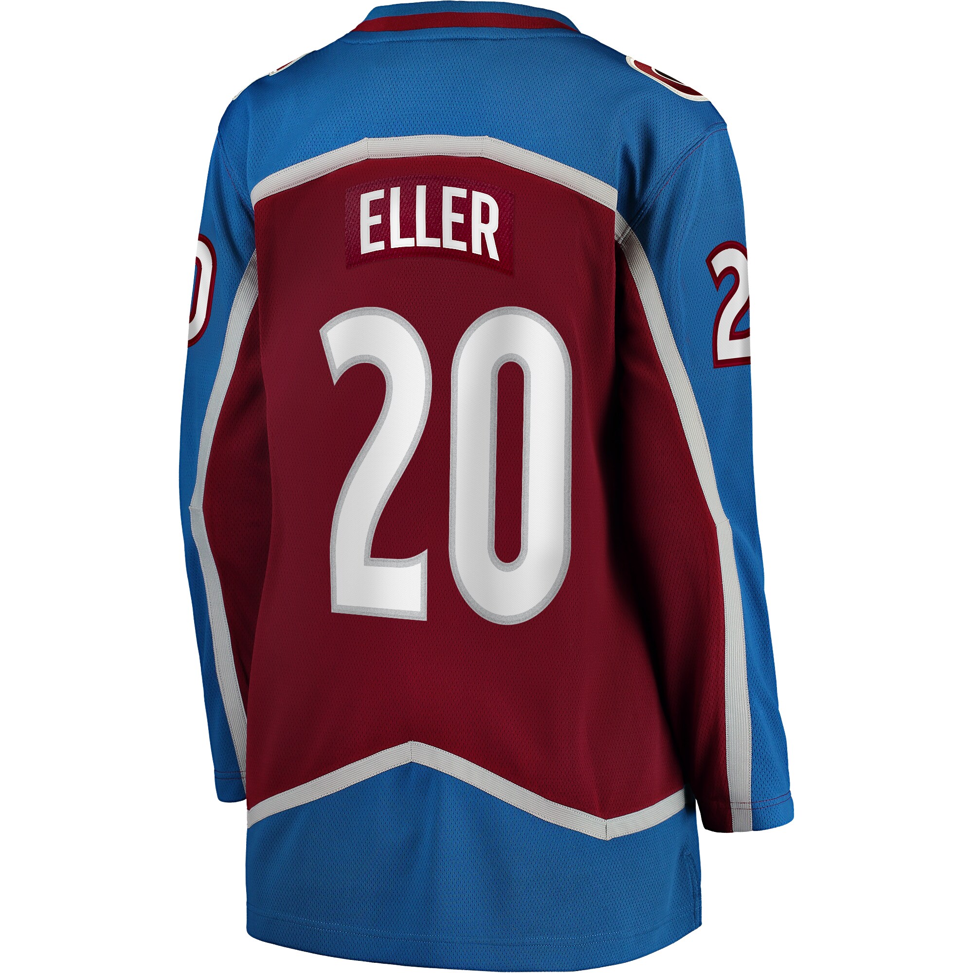 Lars Eller Colorado Avalanche Women's Home Breakaway Jersey - Burgundy
