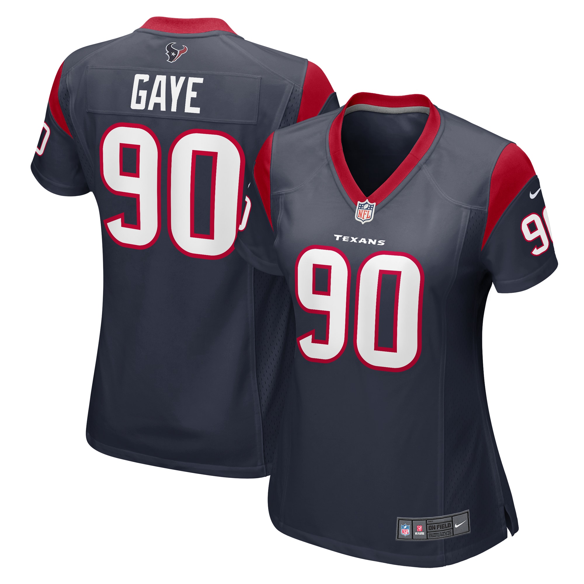 Ali Gaye Houston Texans Women's Team Game Jersey -  Navy