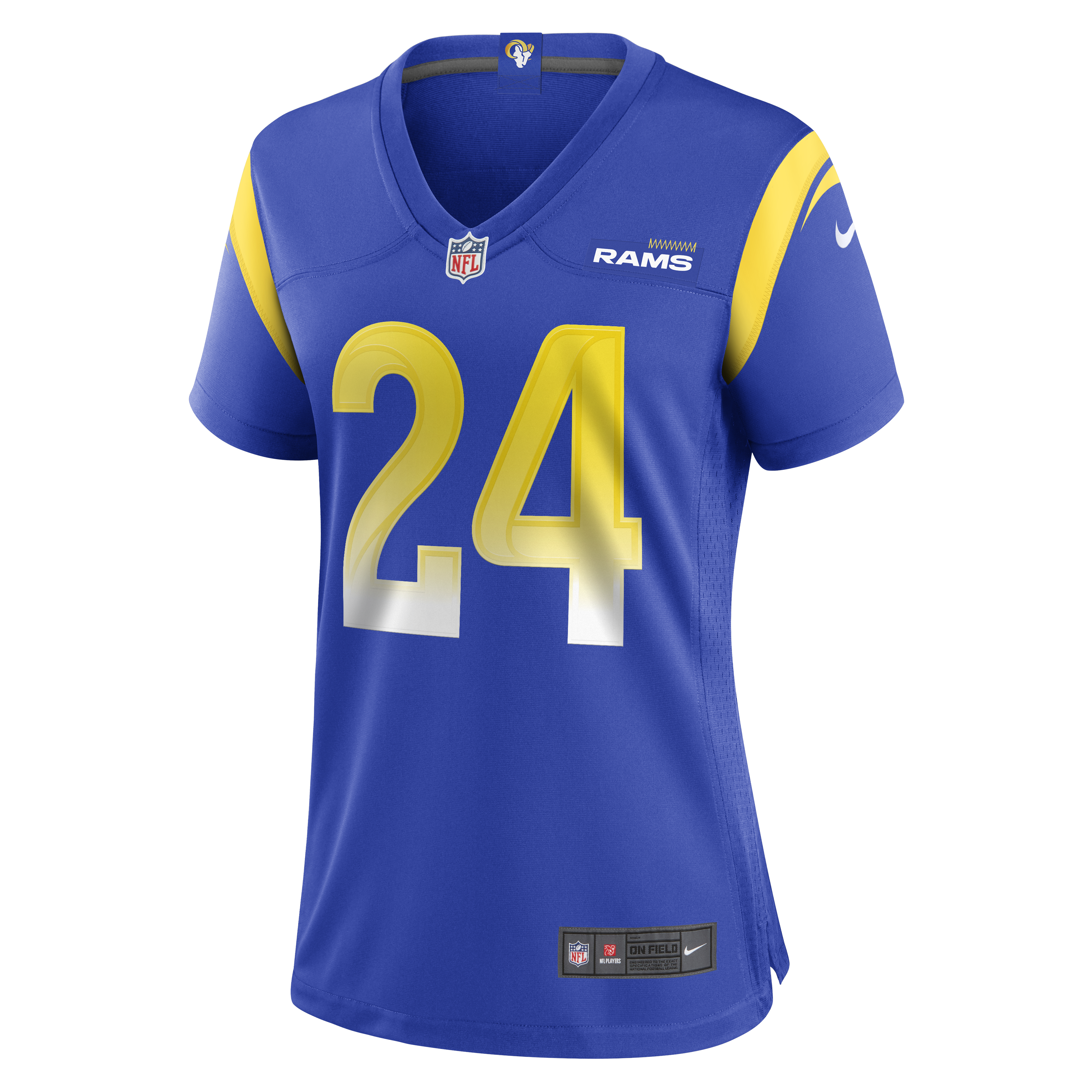 Royce Freeman Los Angeles Rams Women's  Game Jersey - Royal