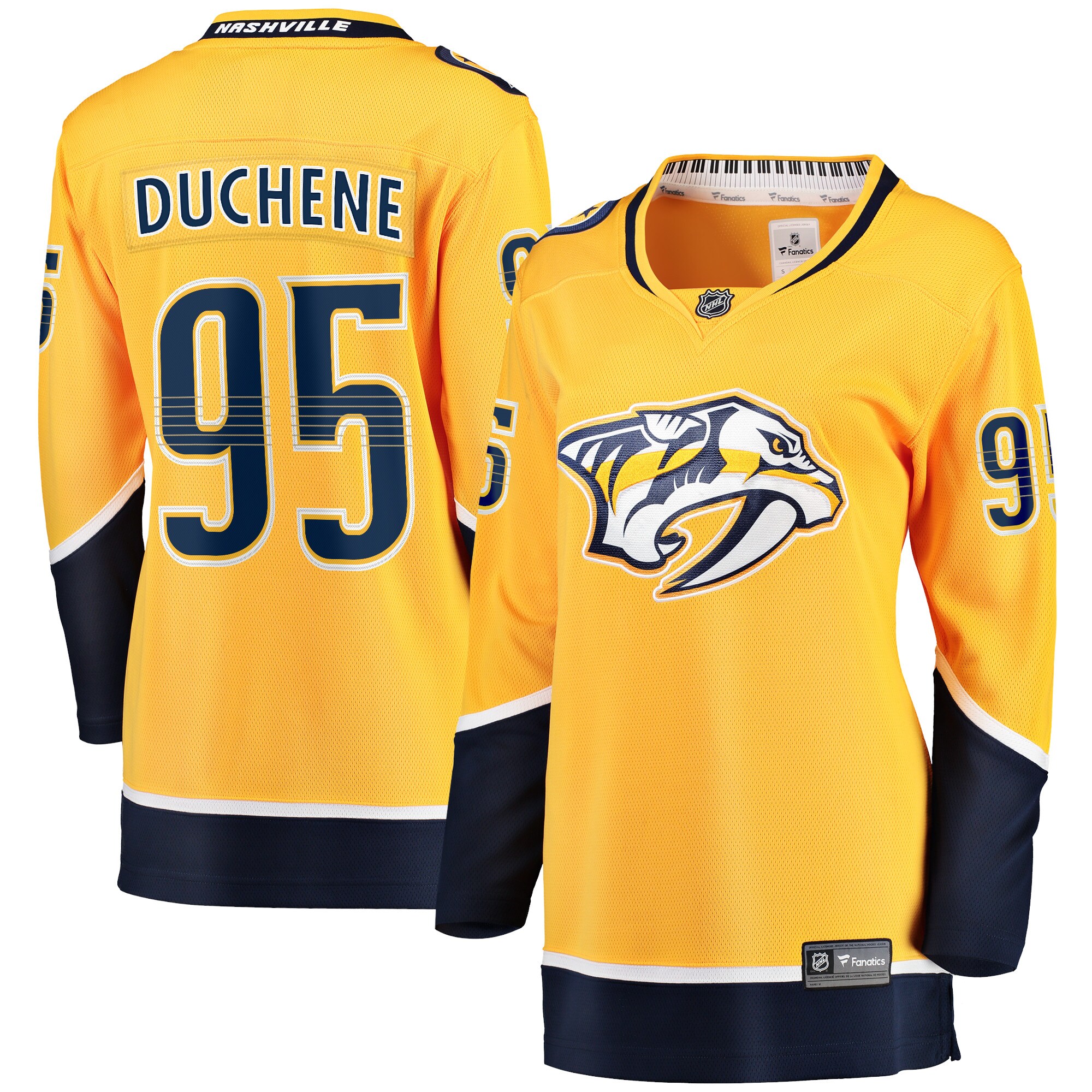 Matt Duchene Nashville Predators Women's Home Premier Breakaway Player Jersey - Gold