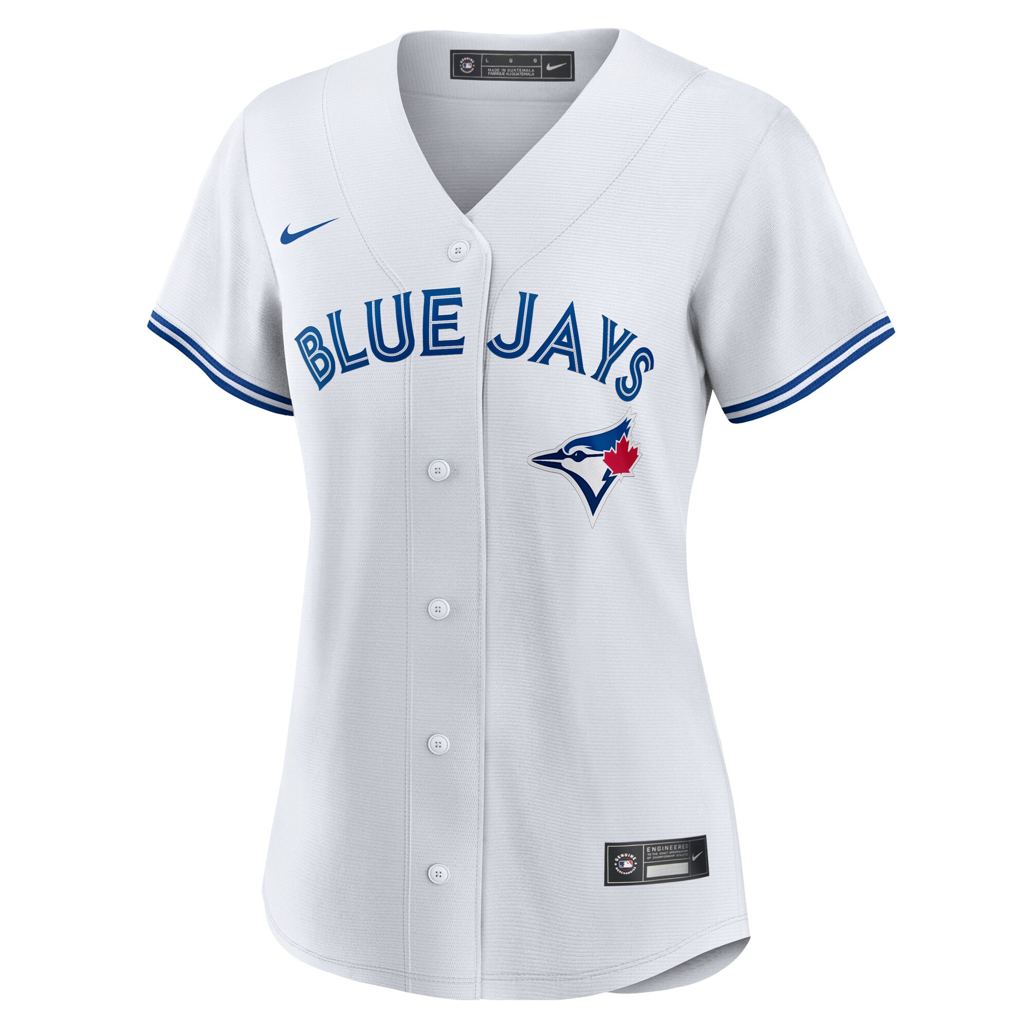 Nathan Lukes #38 Toronto Blue Jays Women's Home Replica Jersey - White