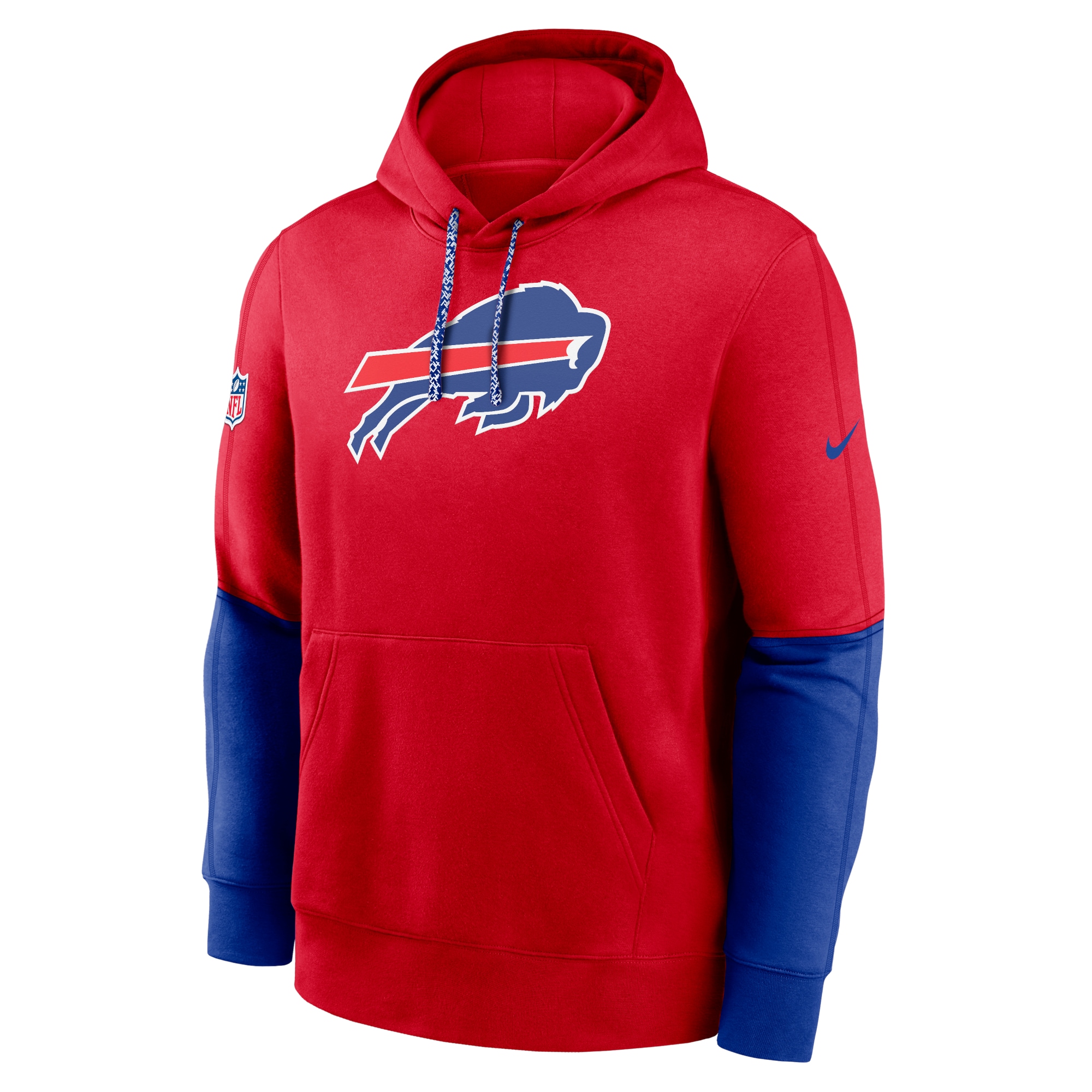 Buffalo Bills 2024 Sideline Club Pullover Hoodie - Red