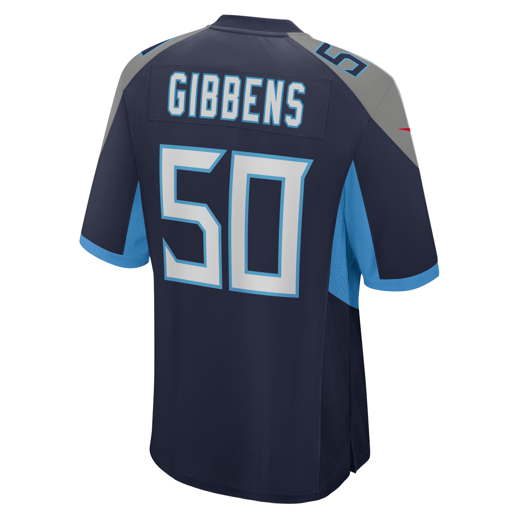 Jack Gibbens Tennessee Titans  Home Game Player Jersey - Navy