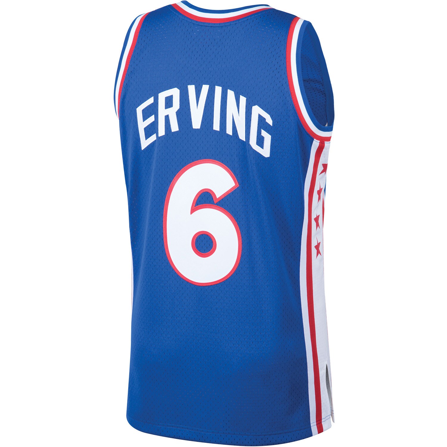 Julius Erving Philadelphia 76ers Mitchell & Ness 1976/77 Hardwood Classics Swingman Player Jersey - Royal