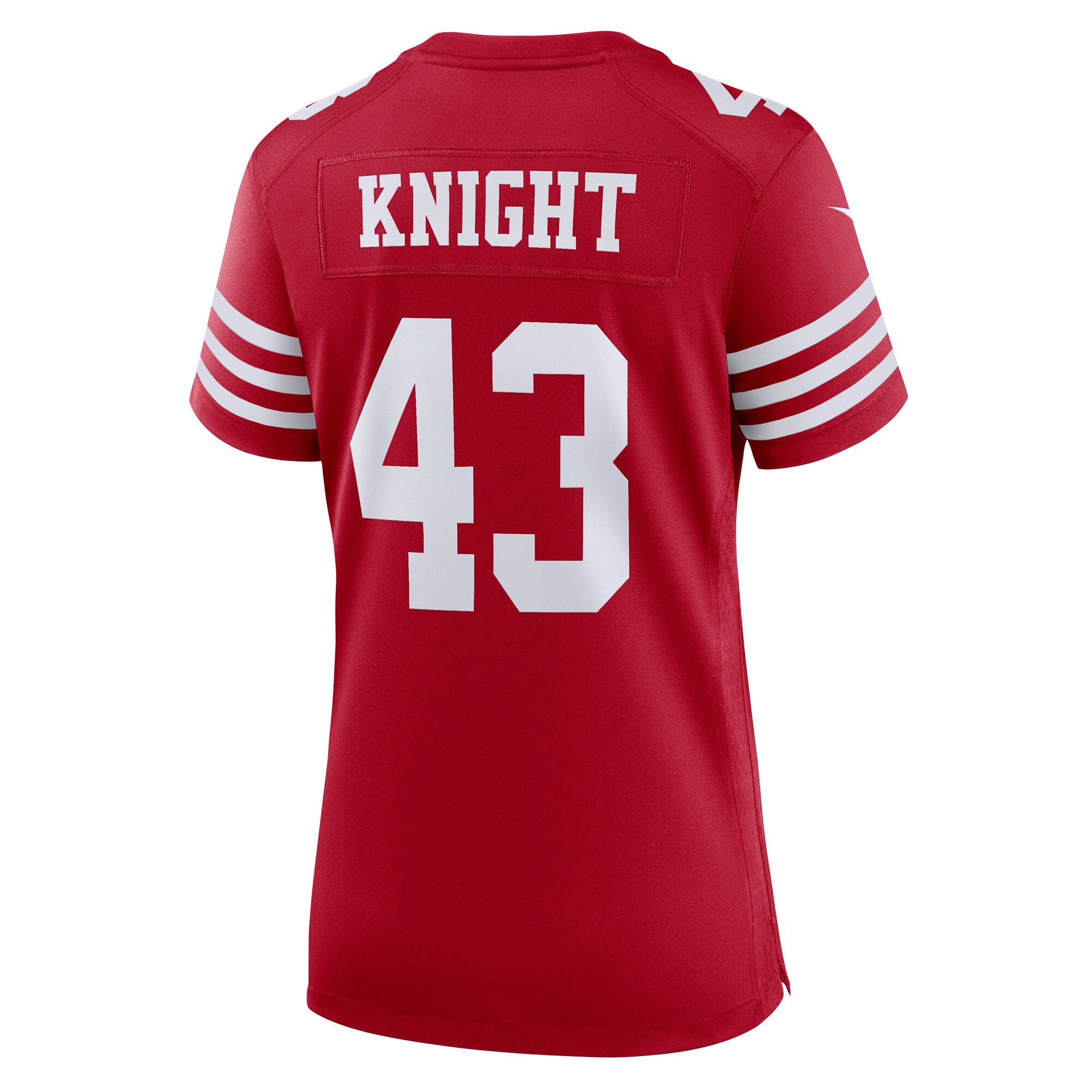Qwuantrezz Knight San Francisco 49ers  Women's Game Player Jersey - Scarlet