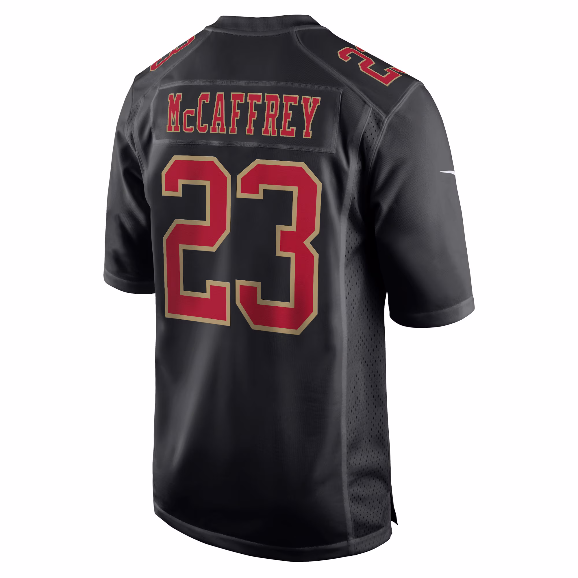 Christian McCaffrey San Francisco 49ers  2023 Super Bowl LVIII Carbon Fashion Game Player Jersey - Black