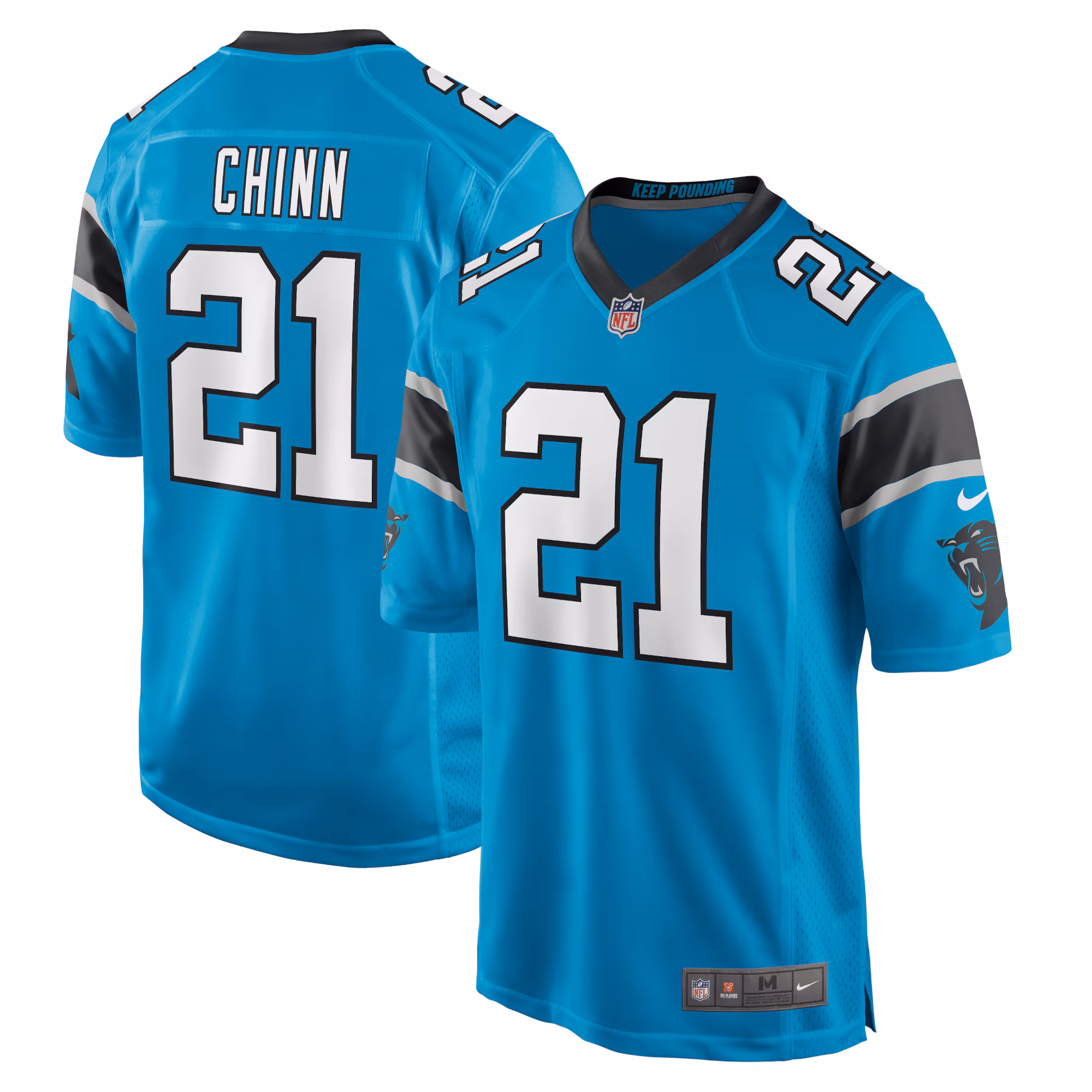 Jeremy Chinn Carolina Panthers Game Jersey - White