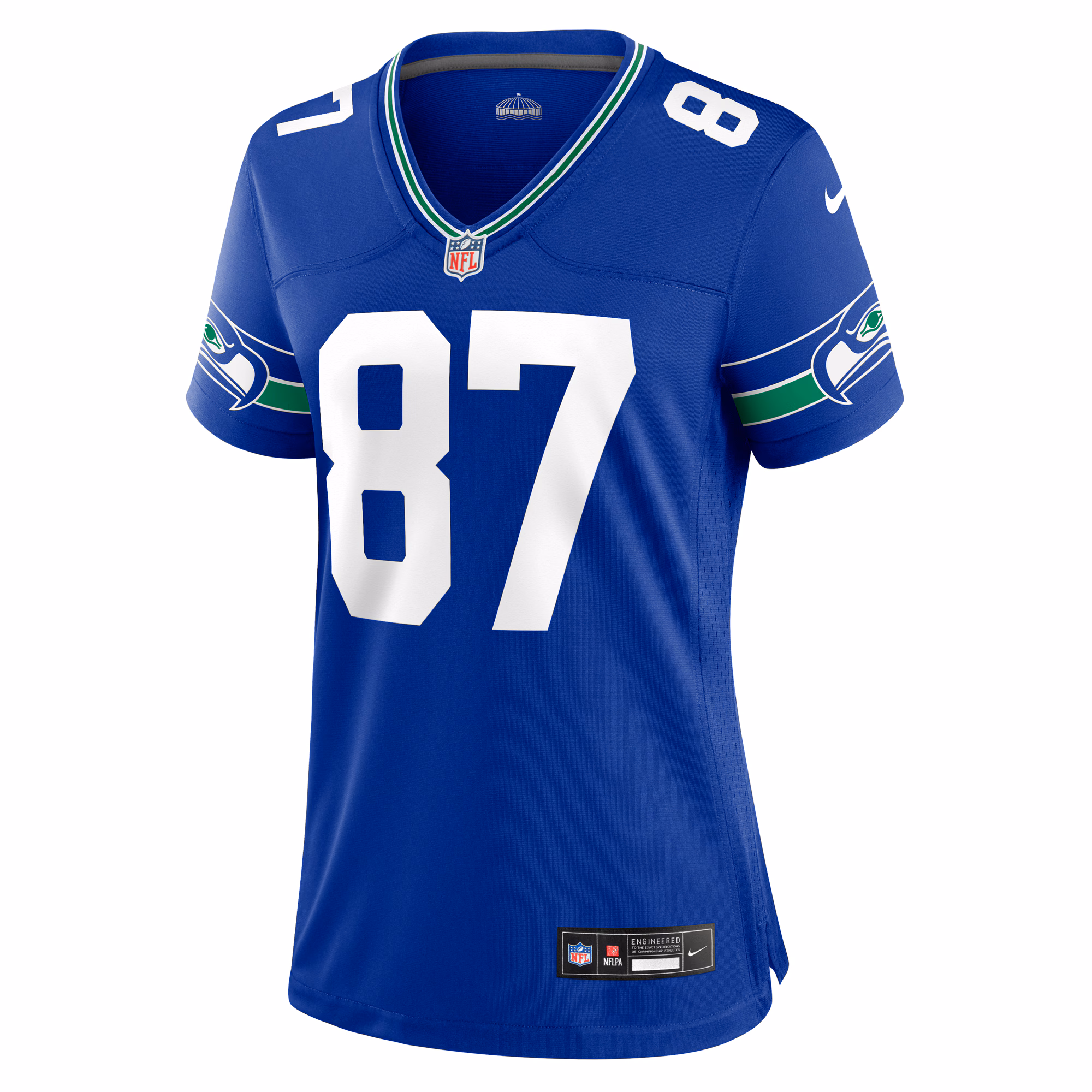 Noah Fant Seattle Seahawks Women's Throwback Player Game Jersey - Royal