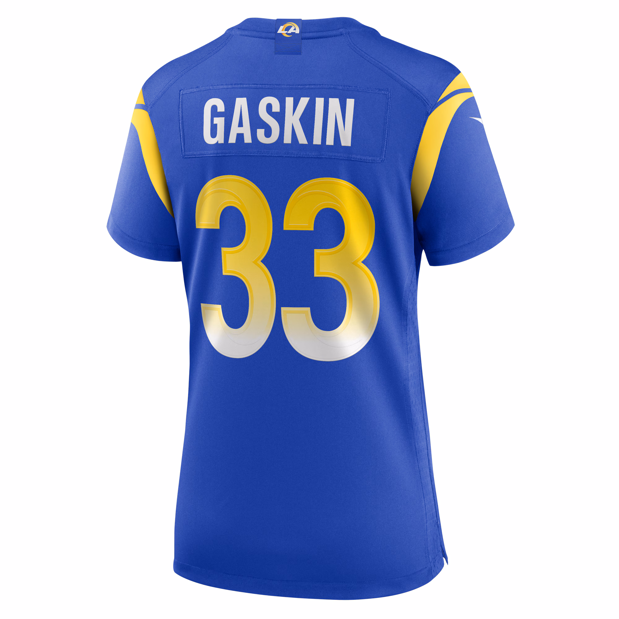 Myles Gaskin Los Angeles Rams Women's  Game Jersey -  Royal