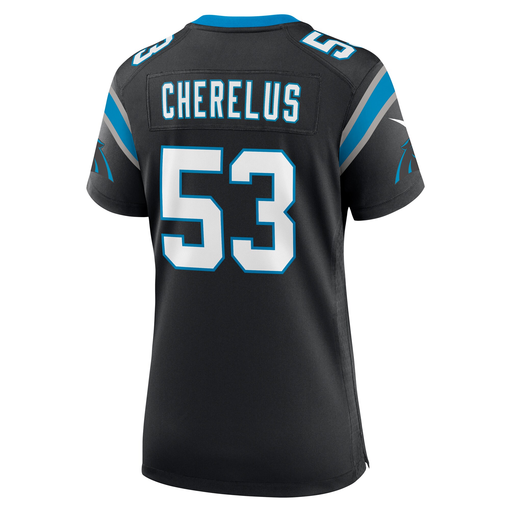 Claudin Cherelus Carolina Panthers Women's Team Game Jersey -  Black
