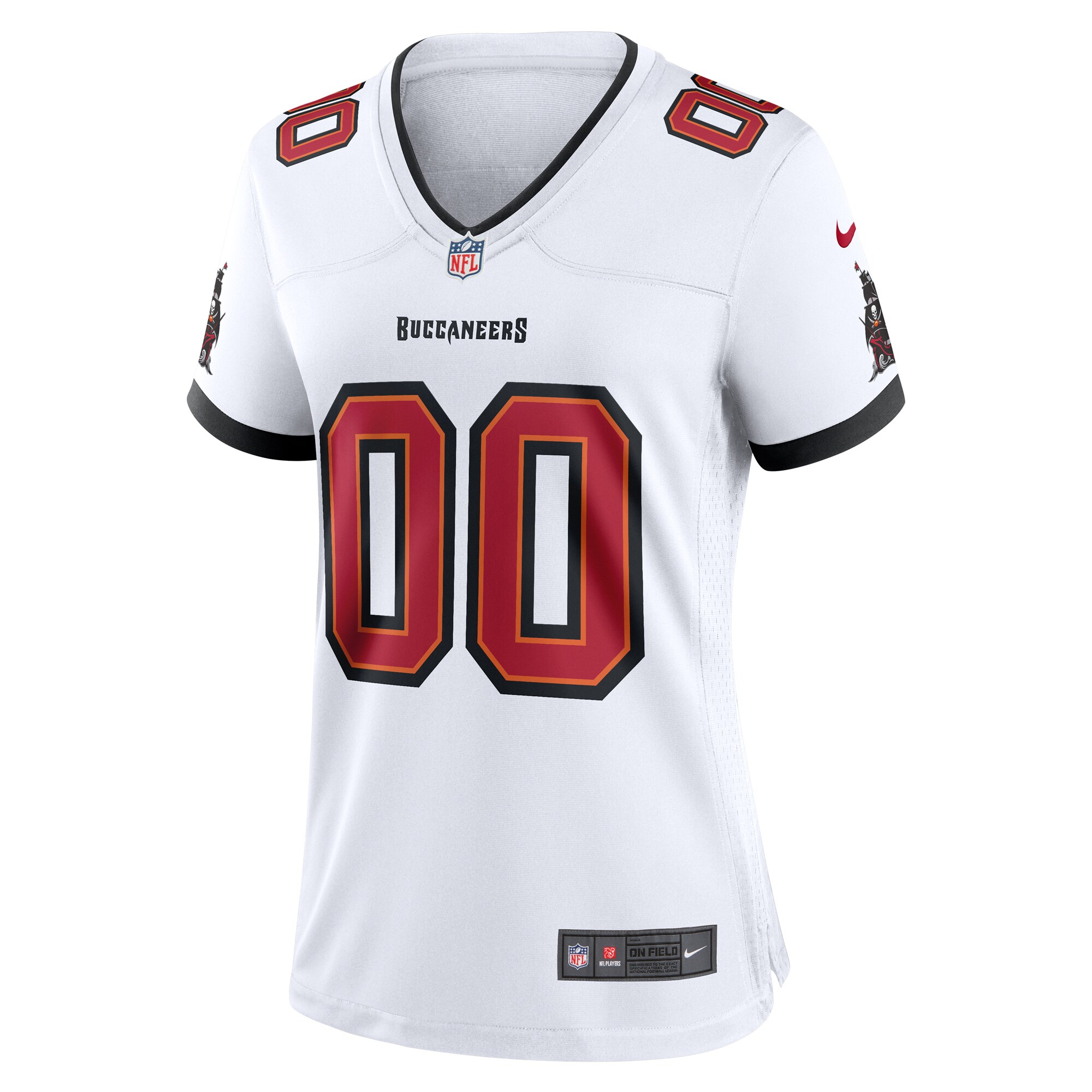 Tampa Bay Buccaneers Women's Custom Game Jersey - White