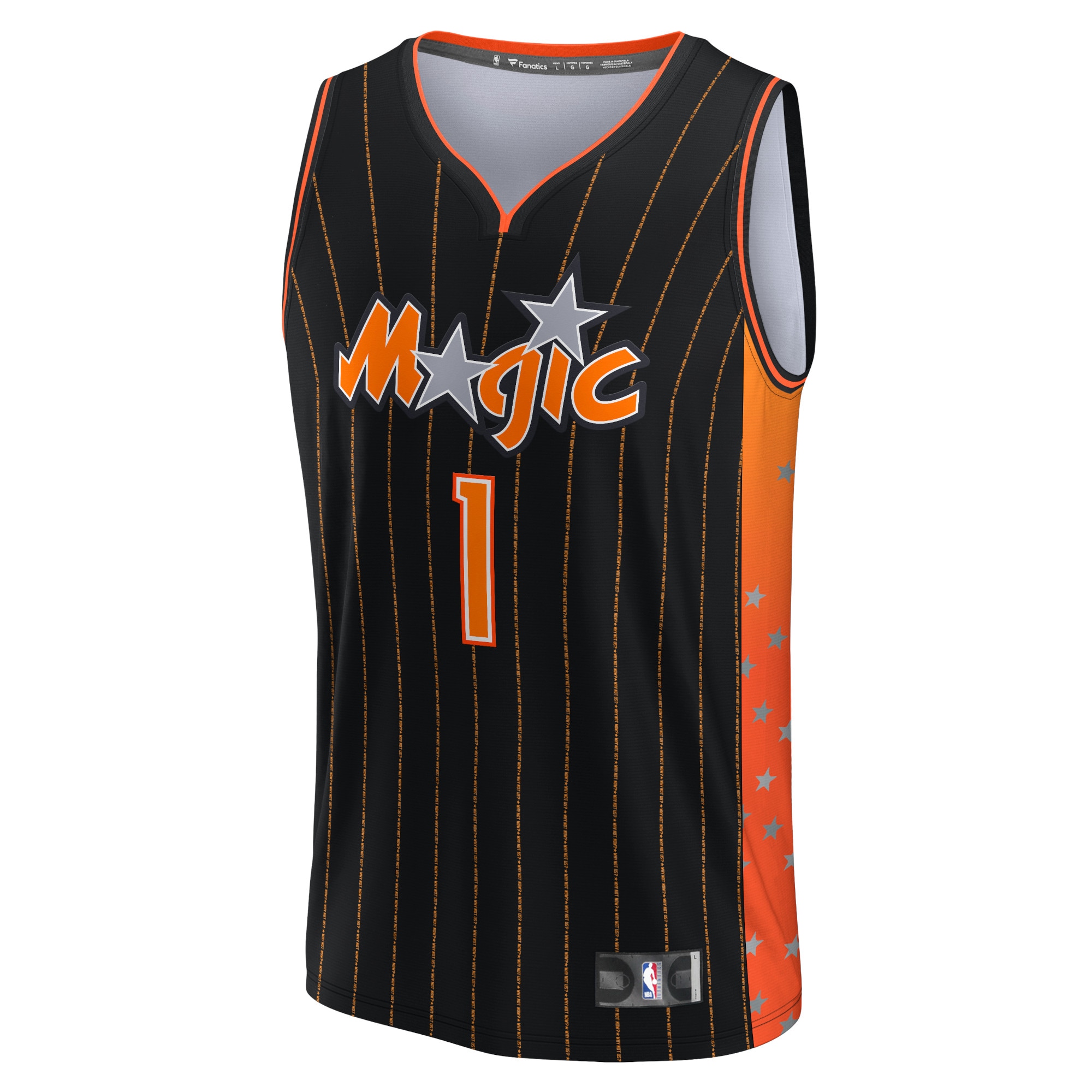 Jonathan Isaac Orlando Magic  2021/22 Fast Break Replica Jersey - City Edition - Anthracite