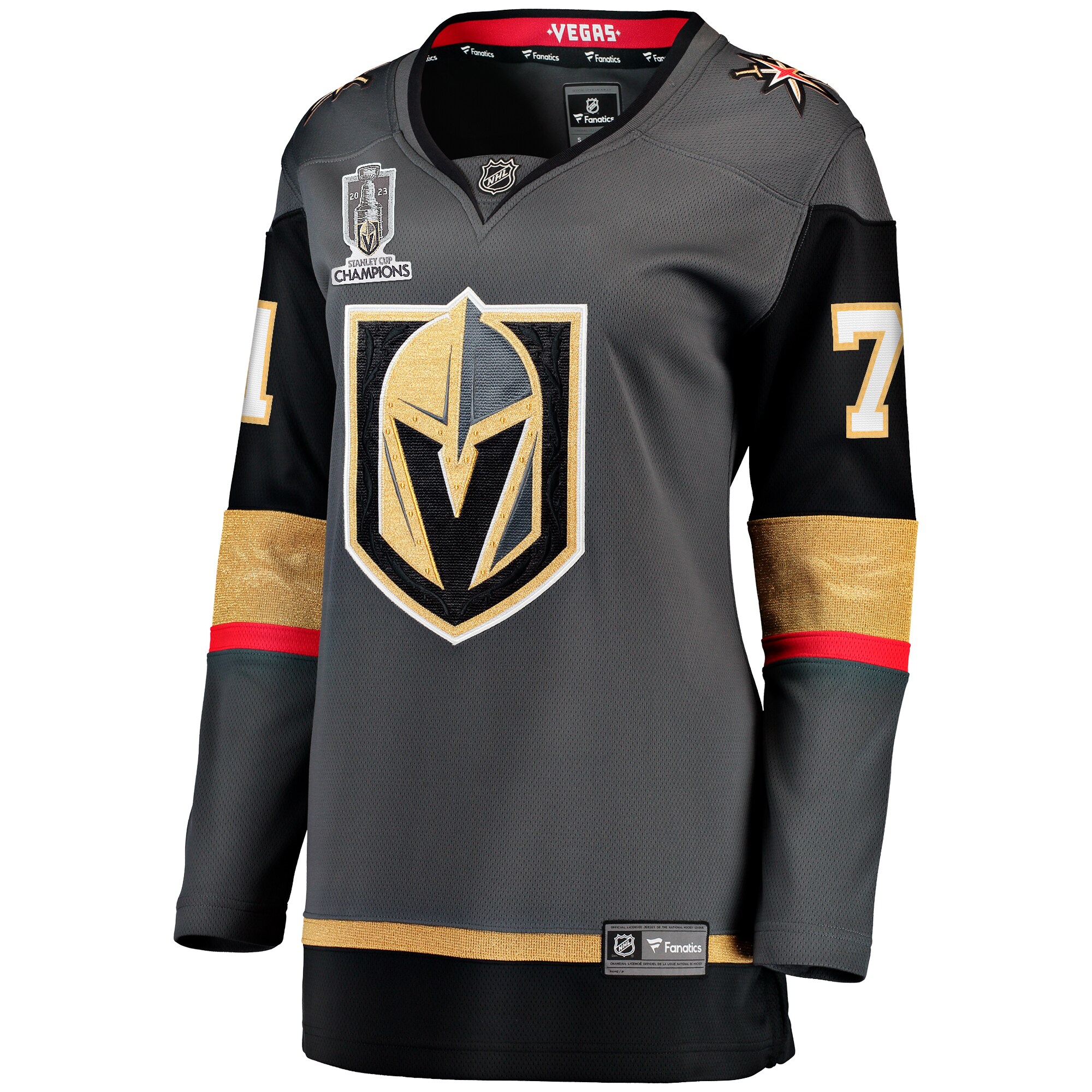 William Karlsson Vegas Golden Knights Women's 2023 Stanley Cup Champions Alternate Breakaway Player Jersey - Black