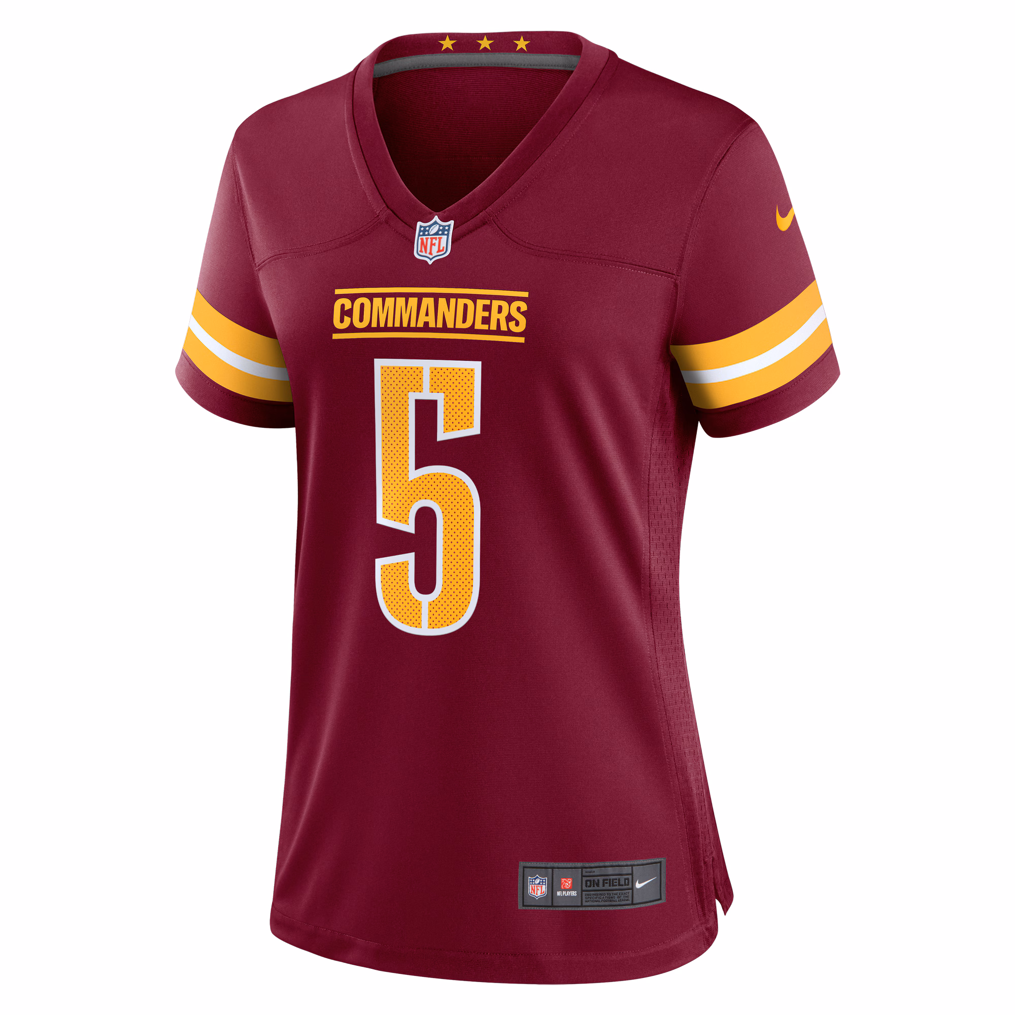 Jayden Daniels Washington Commanders Women's 2024 NFL Draft First Round Pick Player Game Jersey - Burgundy