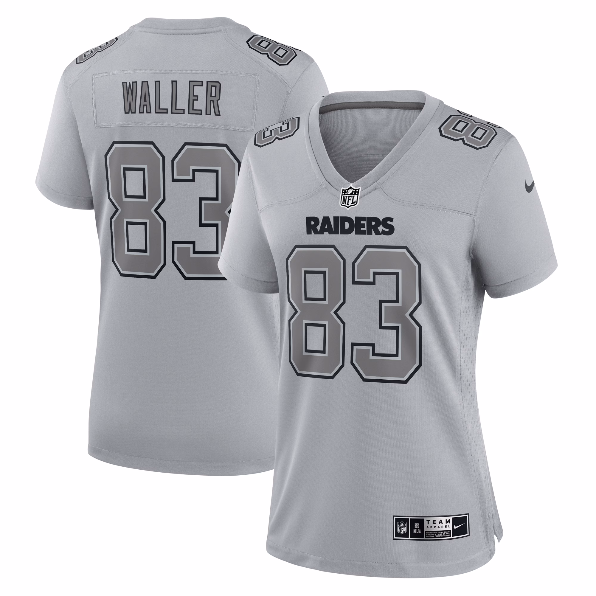 Darren Waller Las Vegas Raiders Women's Atmosphere Fashion Game Jersey - Gray