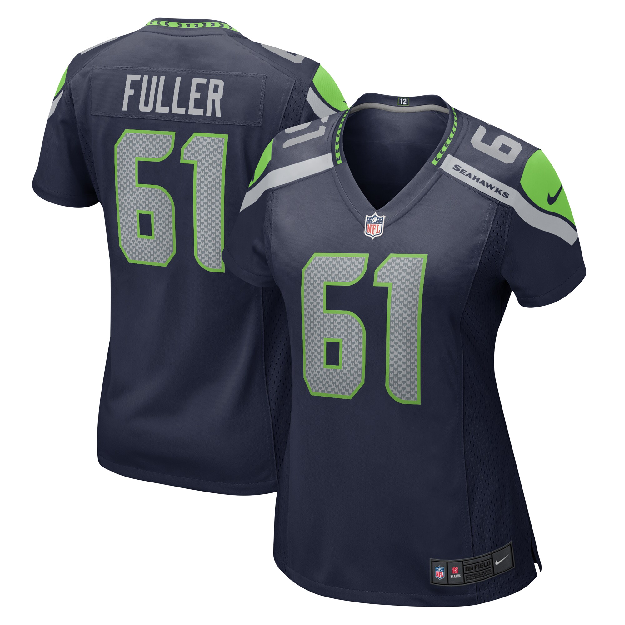 Kyle Fuller Seattle Seahawks  Women's Game Jersey - College Navy