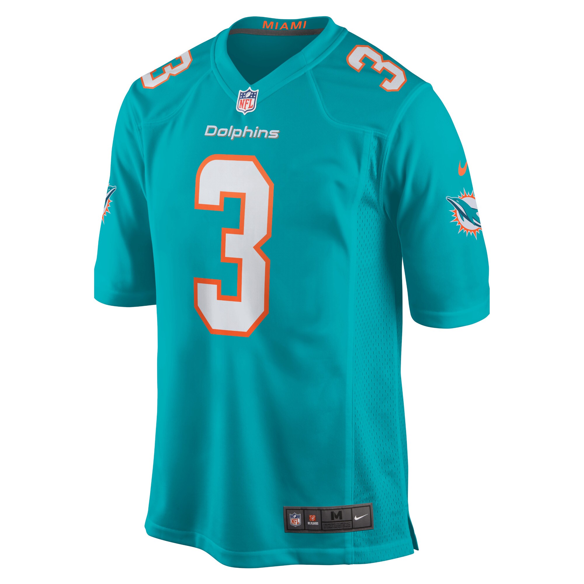 Will Fuller V Miami Dolphins  Game Jersey - Aqua
