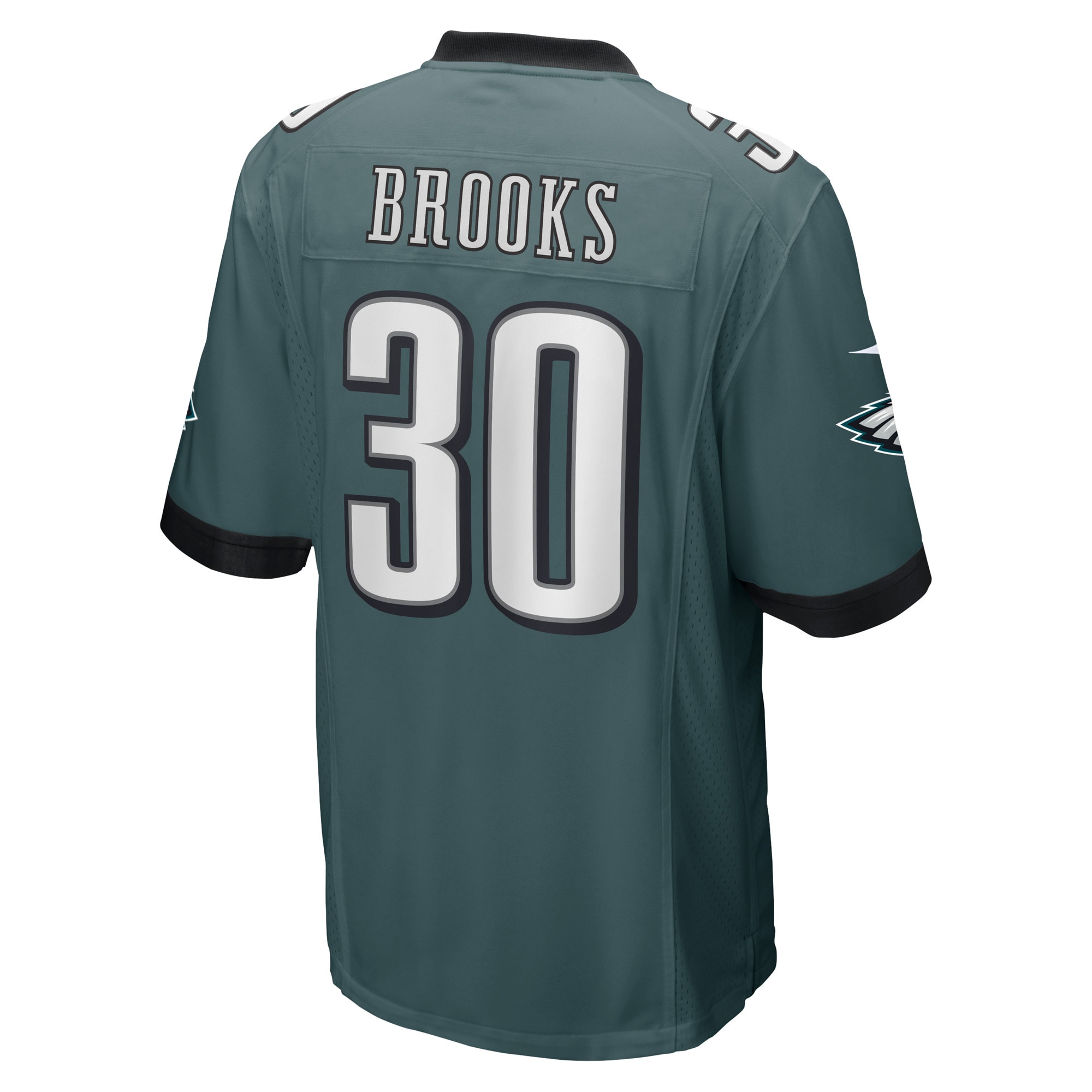 Kennedy Brooks Philadelphia Eagles  Game Player Jersey - Midnight Green