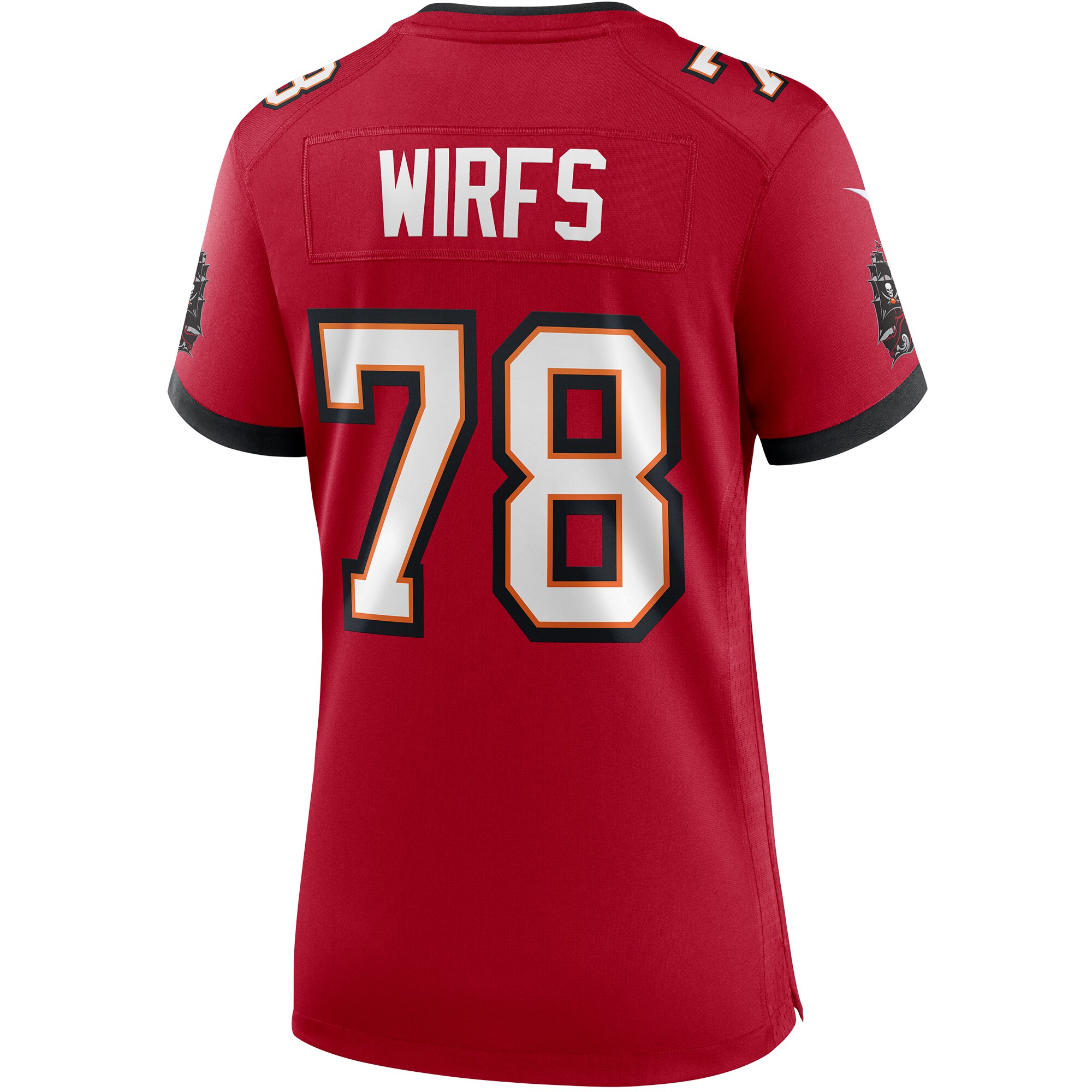 Tristan Wirfs Tampa Bay Buccaneers  Women's Game Jersey - Red