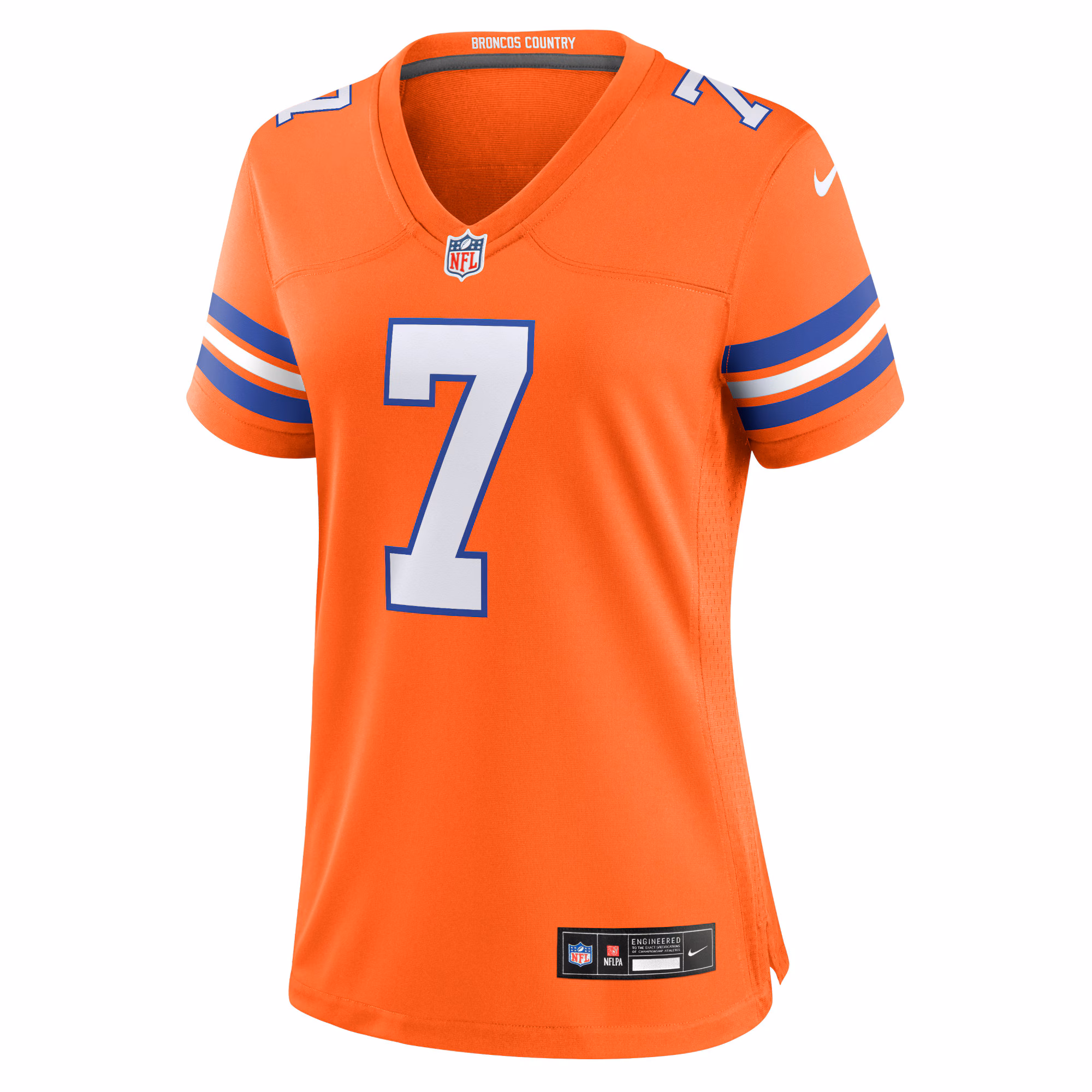 John Elway Denver Broncos Women's Mile High Collection 1977 Throwback Player Game Jersey - Orange
