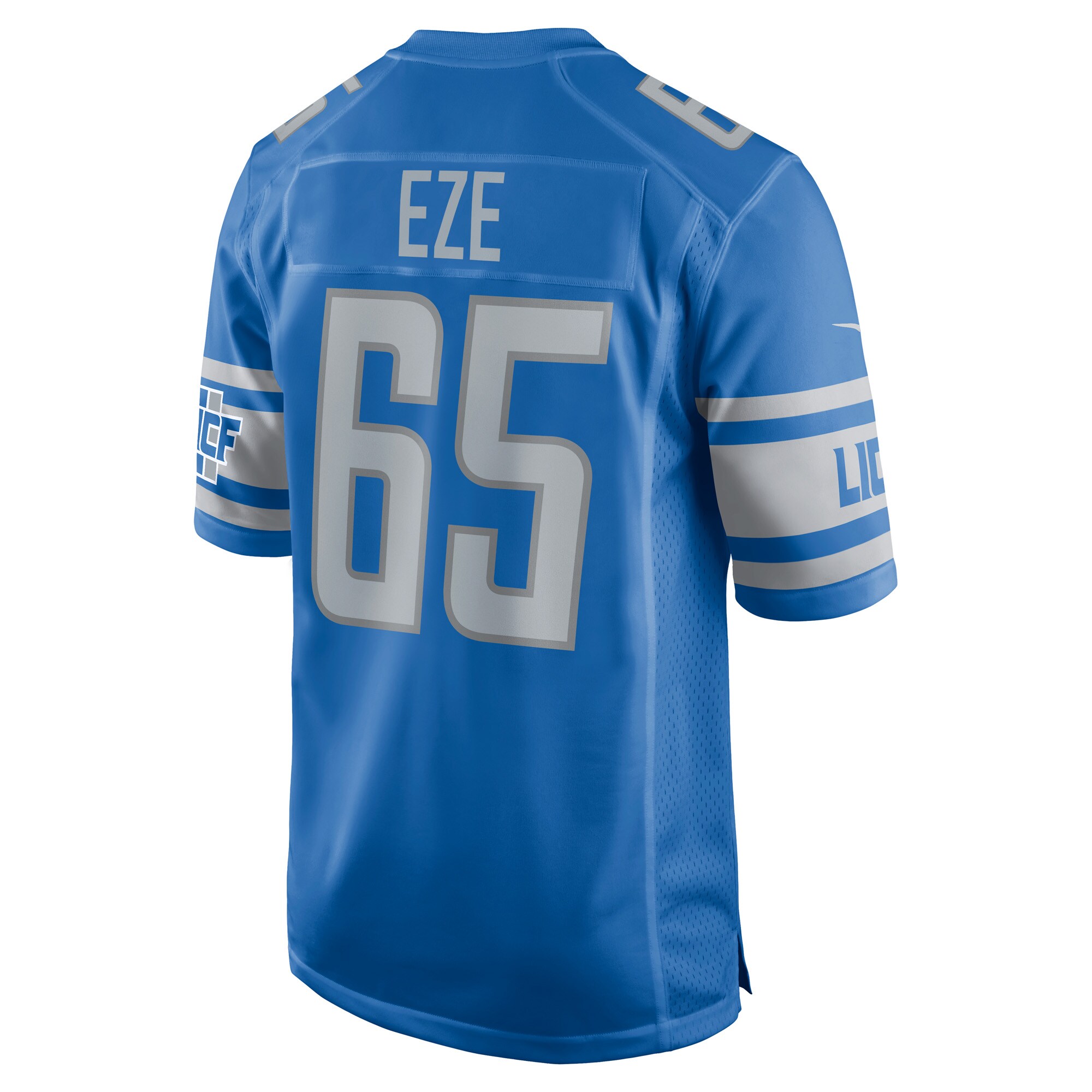 Obinna Eze Detroit Lions  Player Game Jersey - Blue