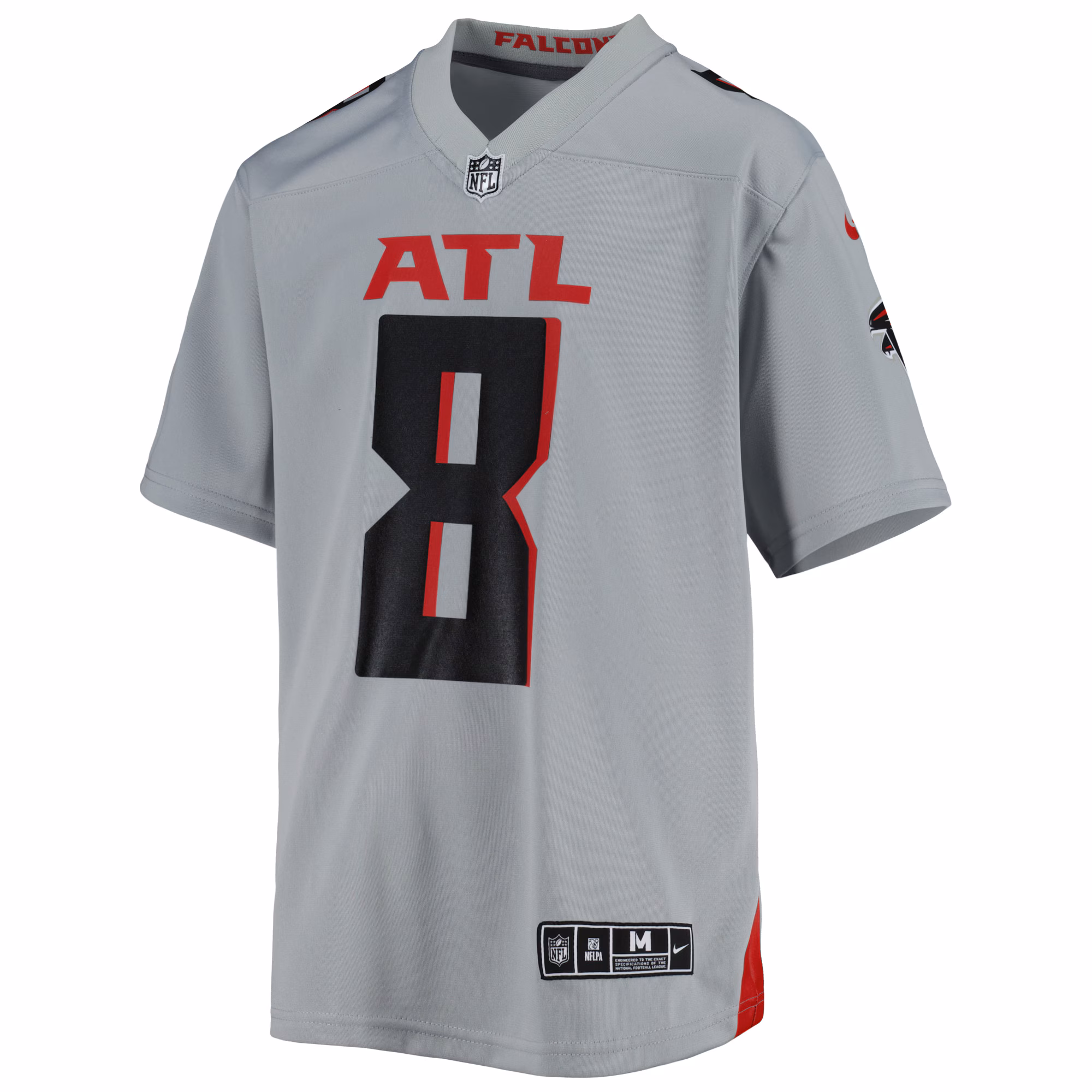 Kyle Pitts Atlanta Falcons Youth Inverted Game Jersey - Gray