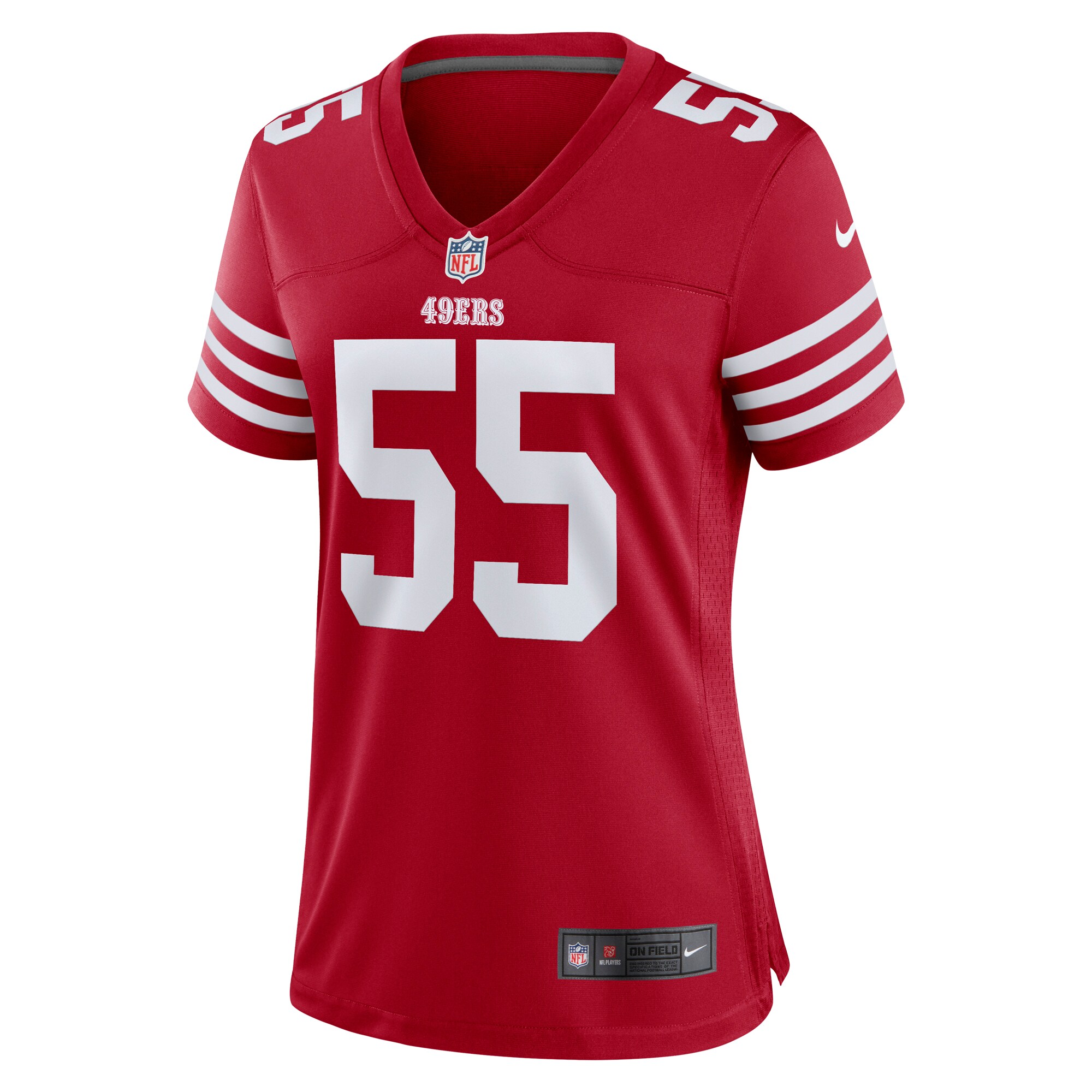 Jon Feliciano San Francisco 49ers  Women's Game Player Jersey - Scarlet