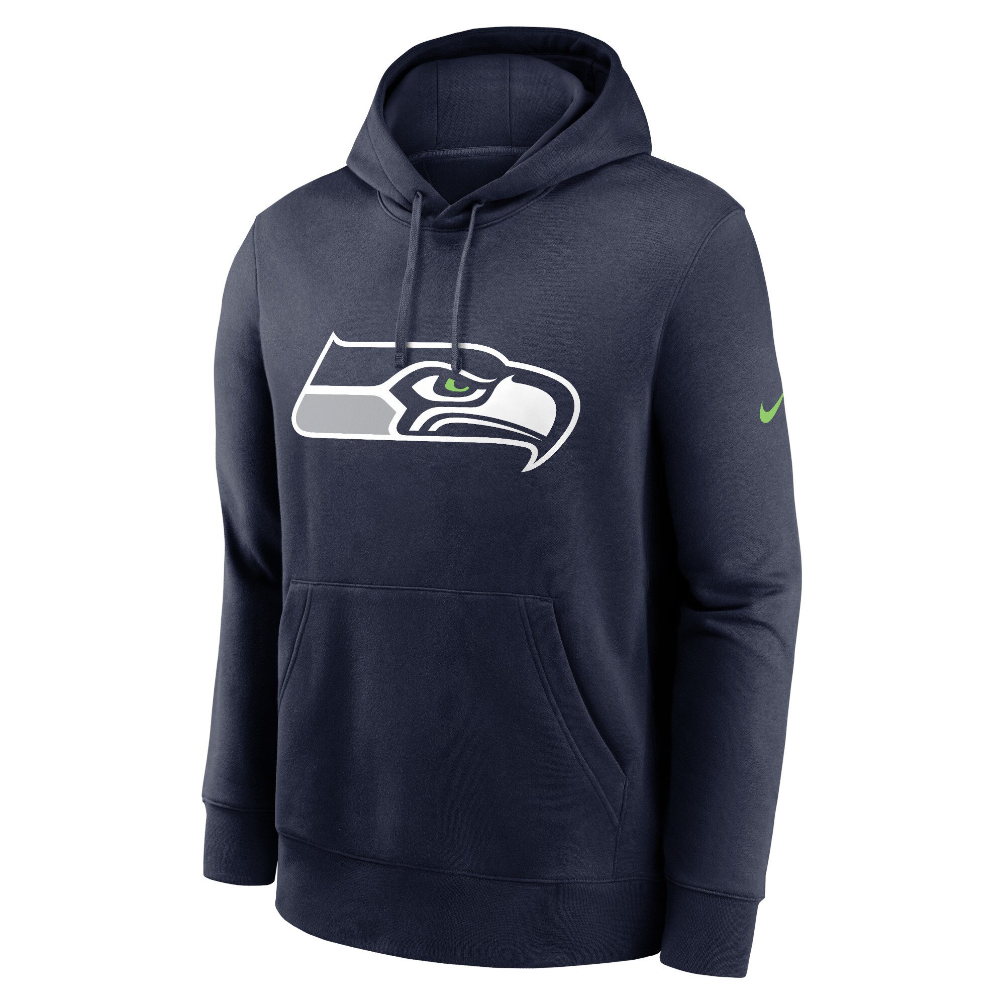 Seattle Seahawks Club Logo Pullover Hoodie - College Navy