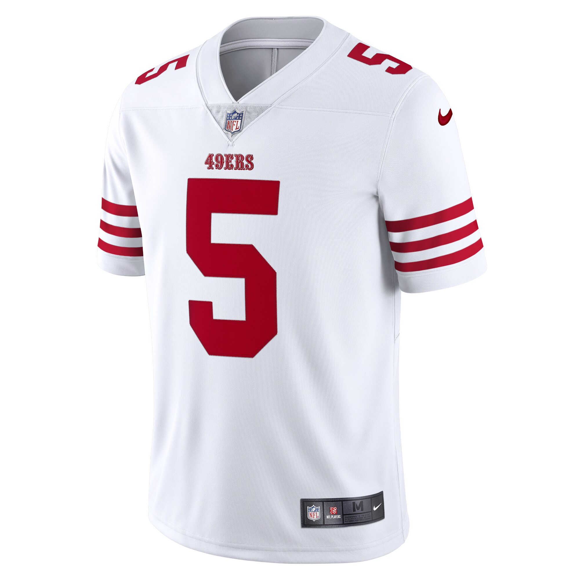 Trey Lance San Francisco 49ers  Vapor Limited Jersey - White