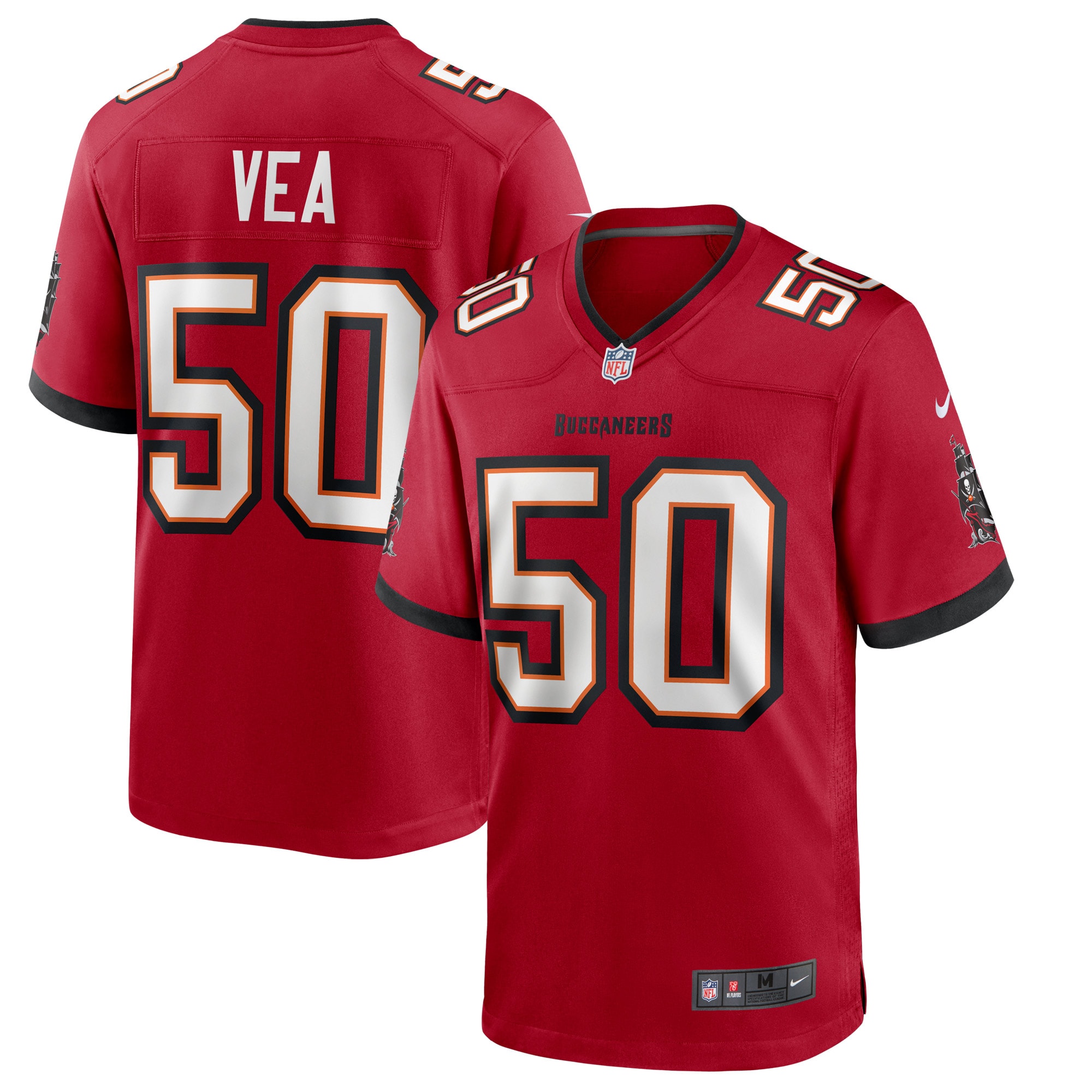 Vita Vea Tampa Bay Buccaneers Game Jersey - Red