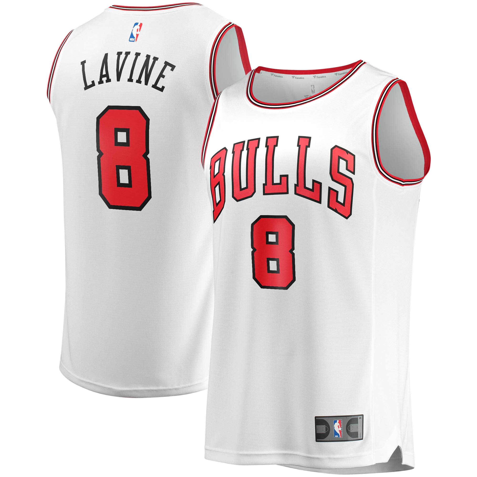 Chicago Bulls  2019/20 Fast Break Replica Jersey - Association Edition - White