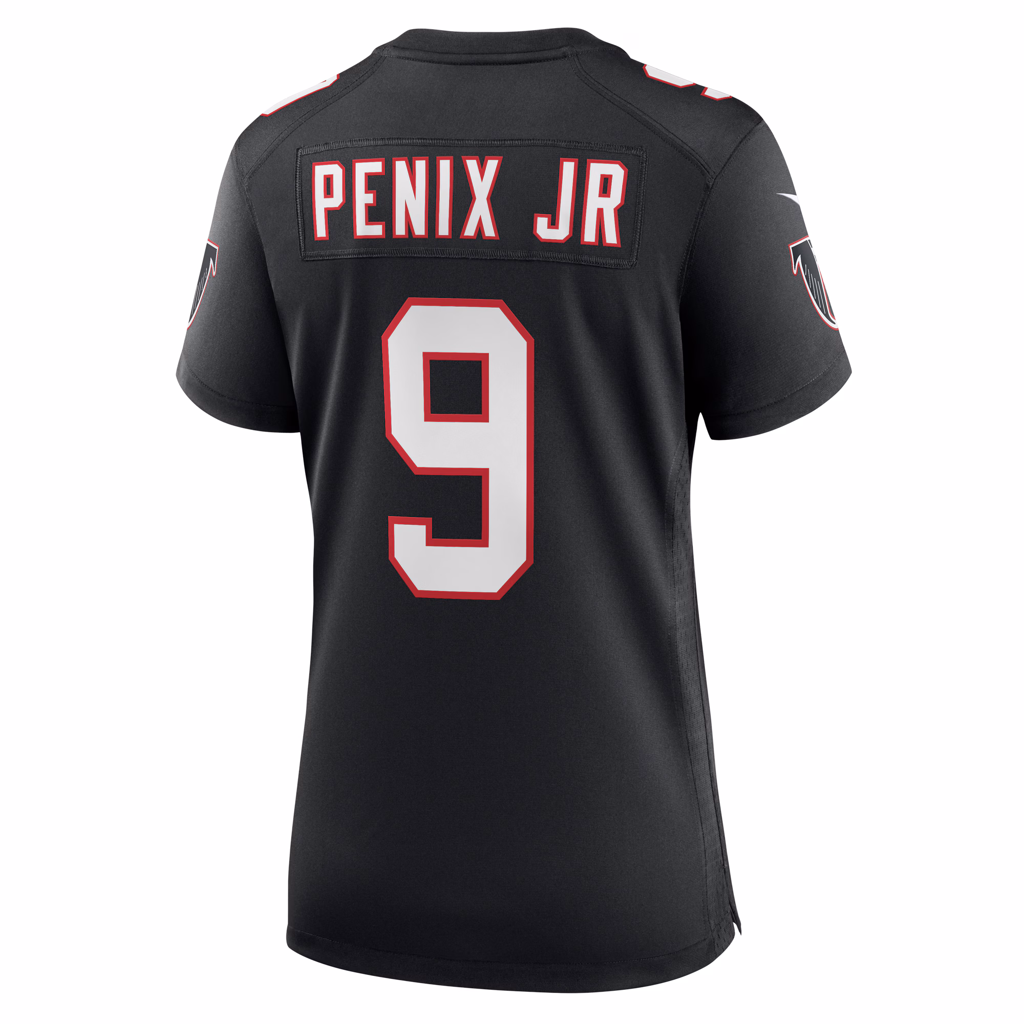 Michael Penix Jr. Atlanta Falcons Women's Throwback Game Jersey -  Black