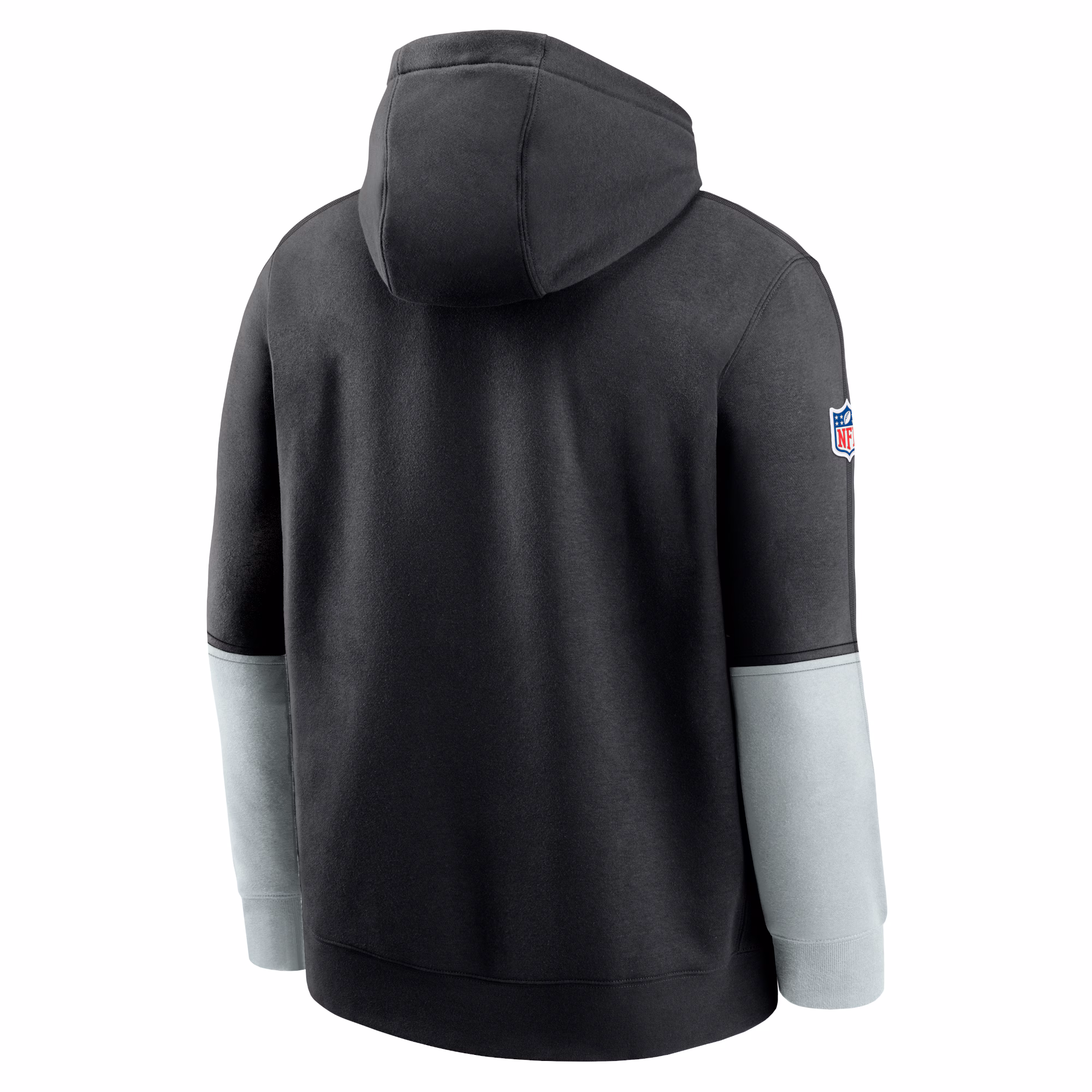 Las Vegas Raiders 2024 Sideline Club Pullover Hoodie - Silver